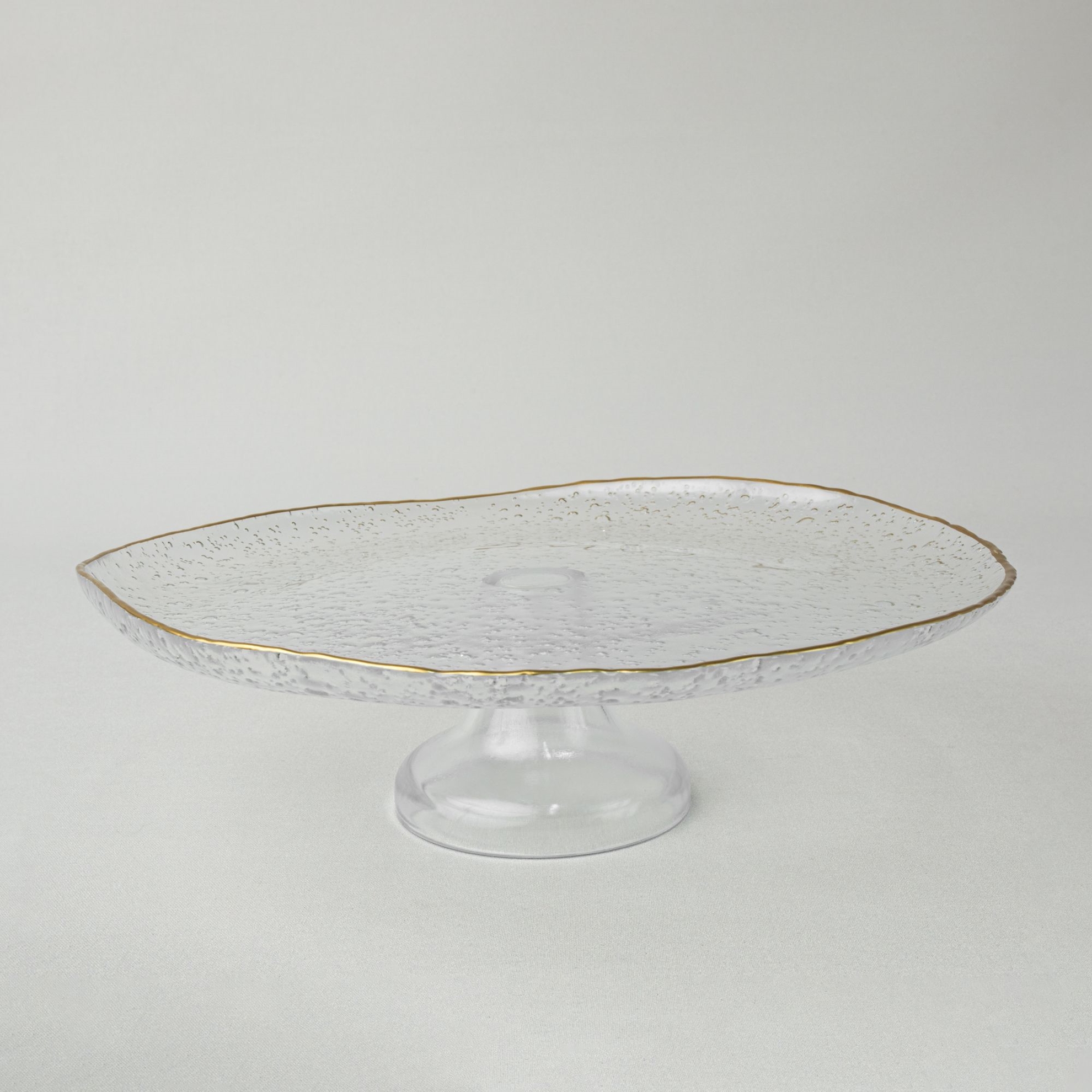 resm Linens Bubble Ayaklı Servis 33 cm Gold