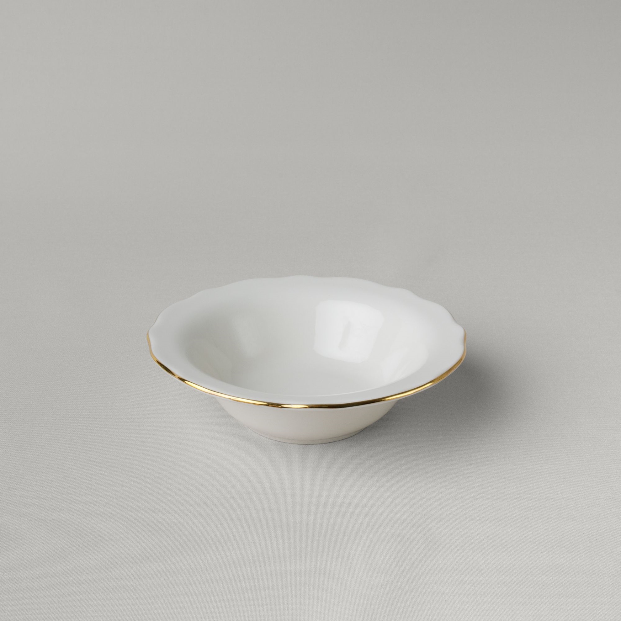 resm Linens Elegant Porselen Kase 16 cm Gold