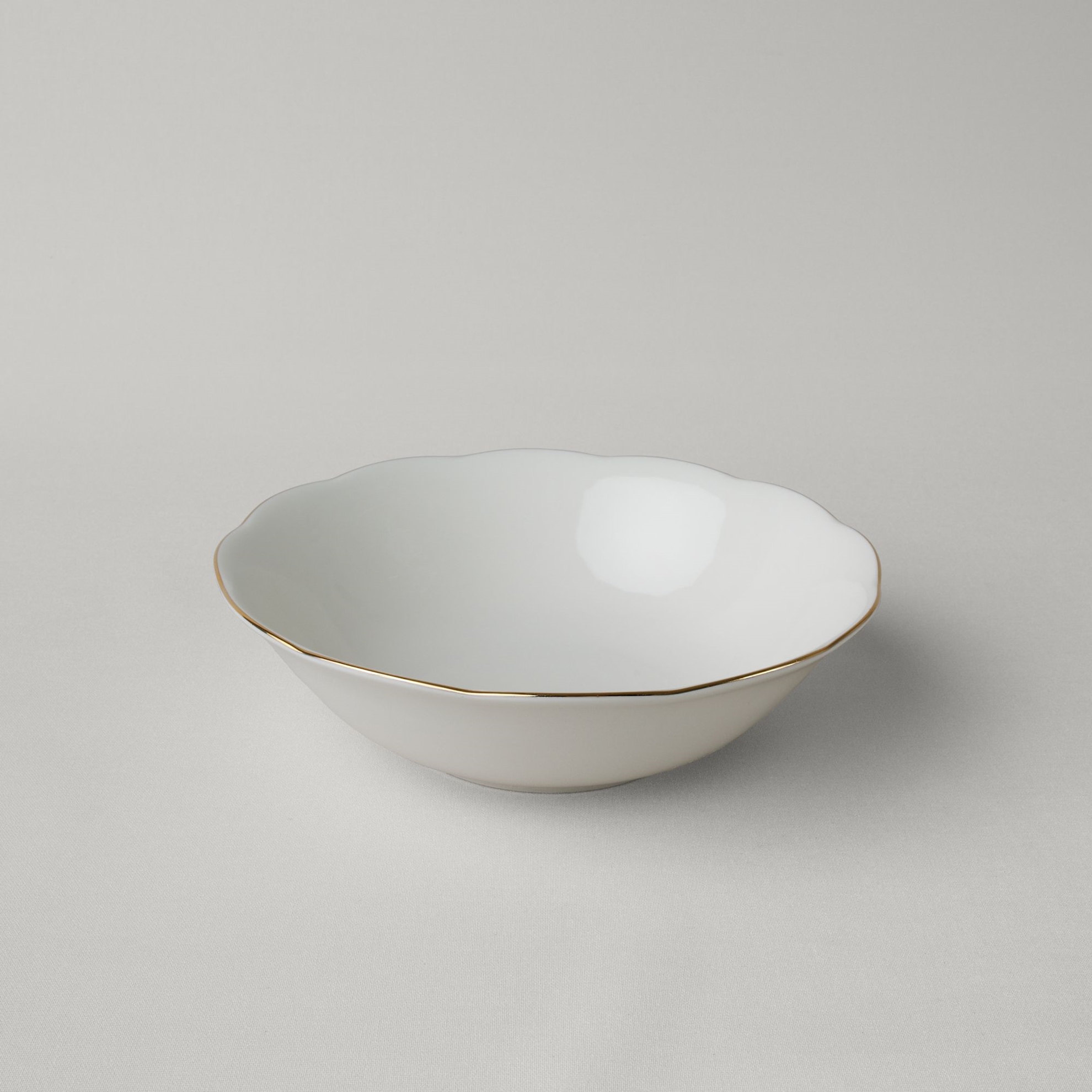 resm Linens Elegant Porselen Kase 23 cm Gold