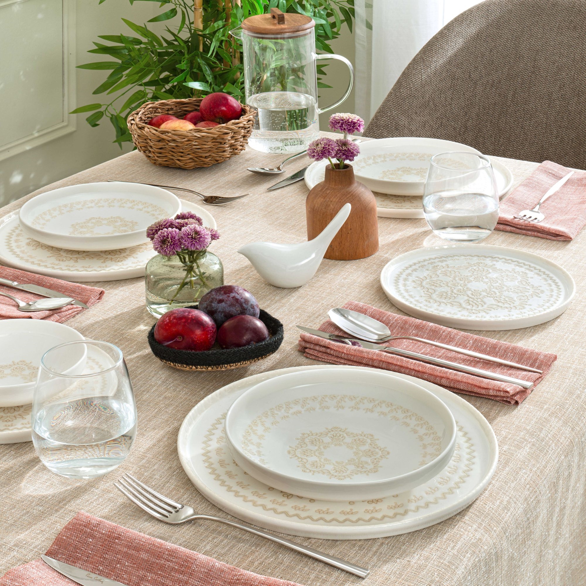 resm Pierre Cardin Jade Porselen 24 Parça Yemek Takımı