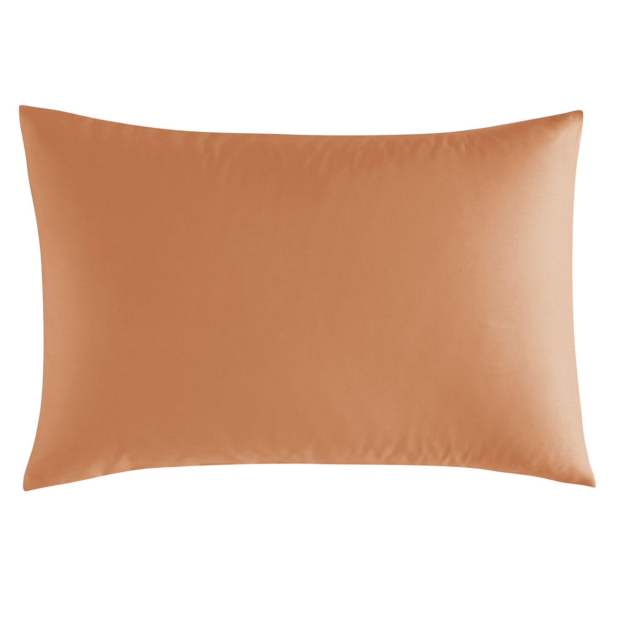 resm Linens Mix&Match Pamuk Saten 2'li Standart Yastık Kılıfı Seti Turuncu