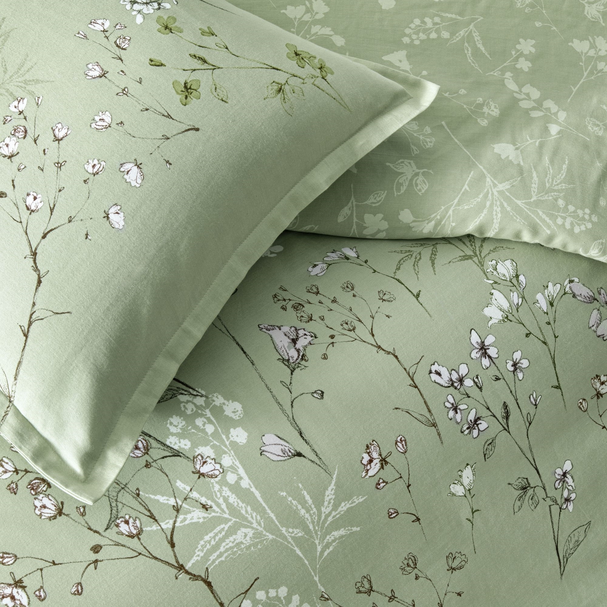 resm Linens Sc Allday Henley Nevresim Takımı Çift Kişilik Yeşil