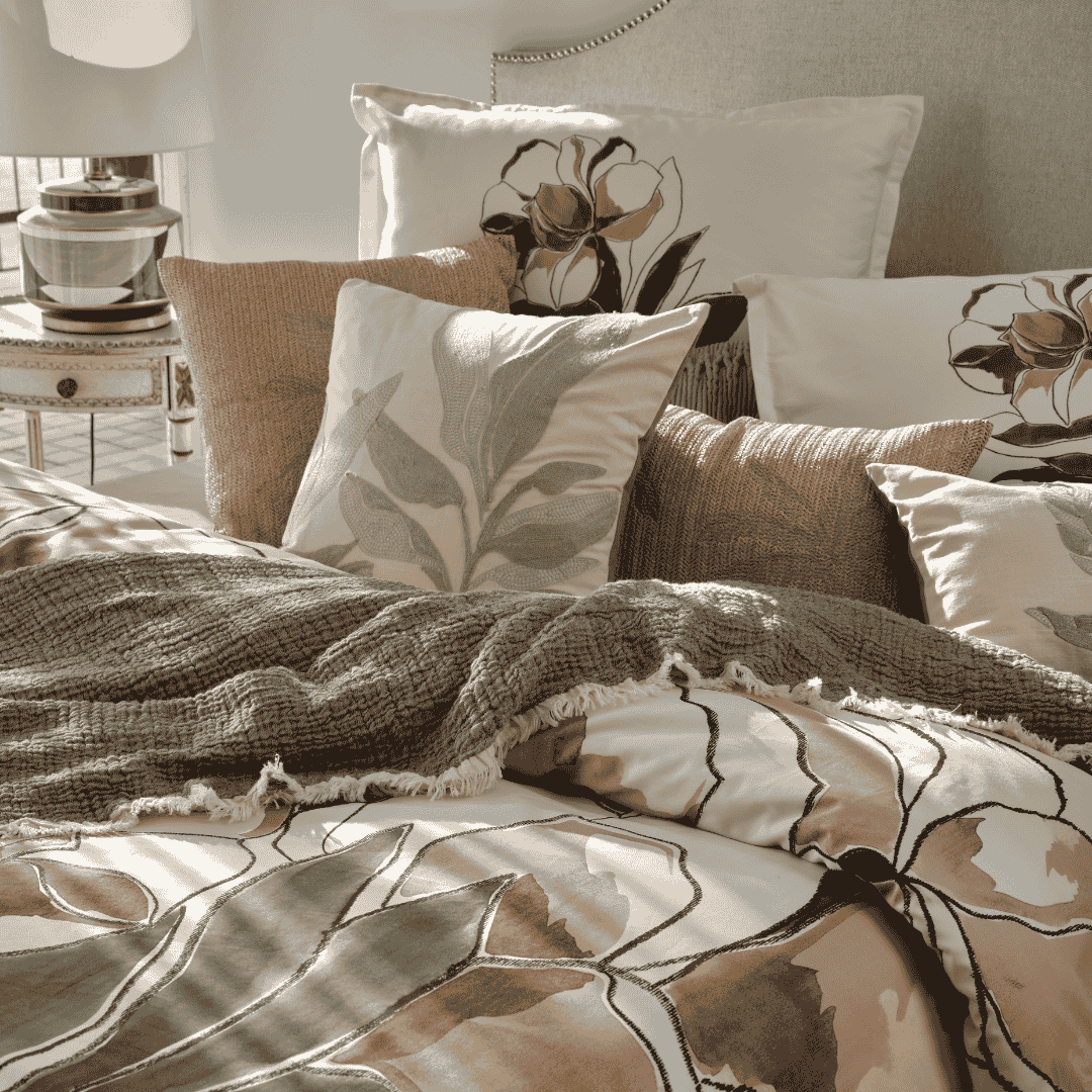 resm Linens Sc Allday Elony Nevresim Takımı Çift Kişilik Ekru