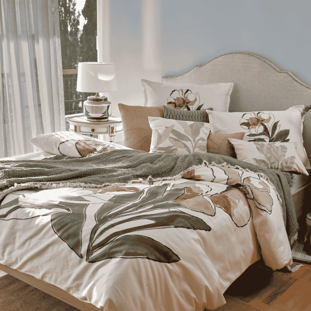 resm Linens Sc Allday Elony Nevresim Takımı Çift Kişilik Ekru