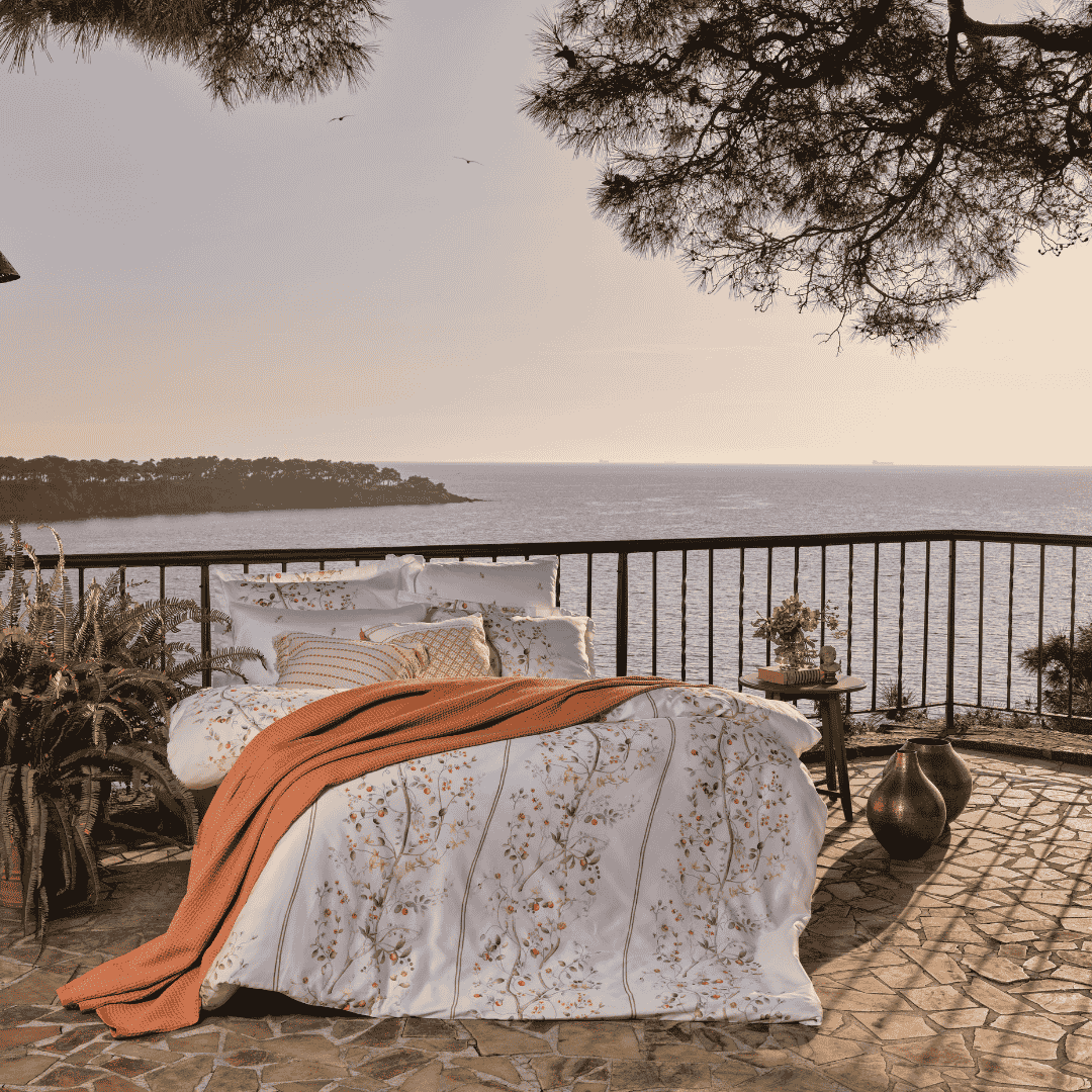 resm Linens Sc Kamquat Nevresim Takımı Çift Kişilik Turuncu