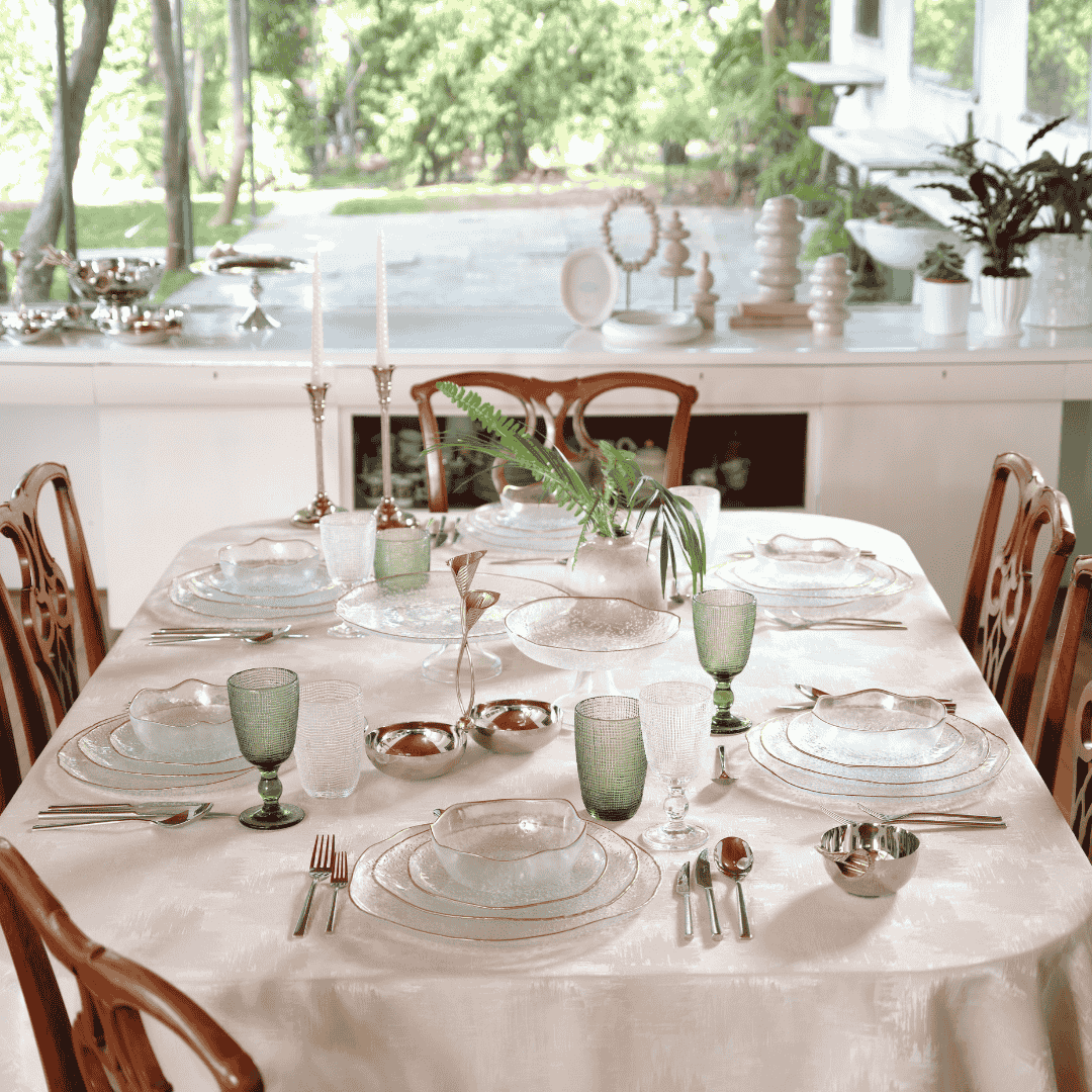 resm Linens Bubble Servis Tabak 27 cm Gold