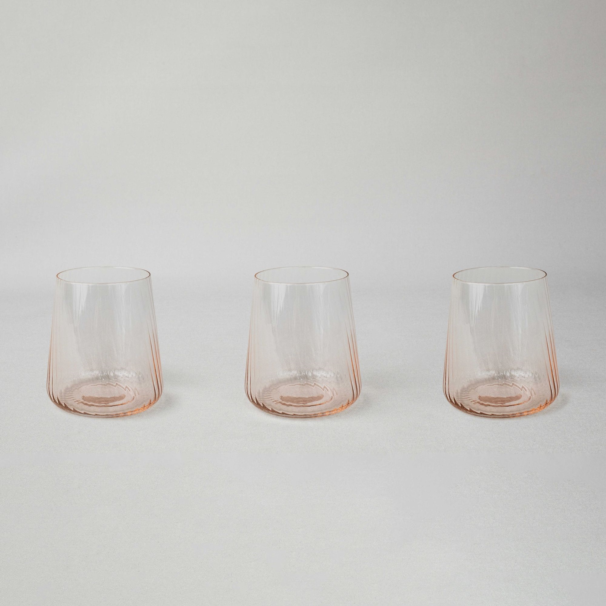 resm Linens Coral 3'lü 420 ml Meşrubat Bardağı Somon