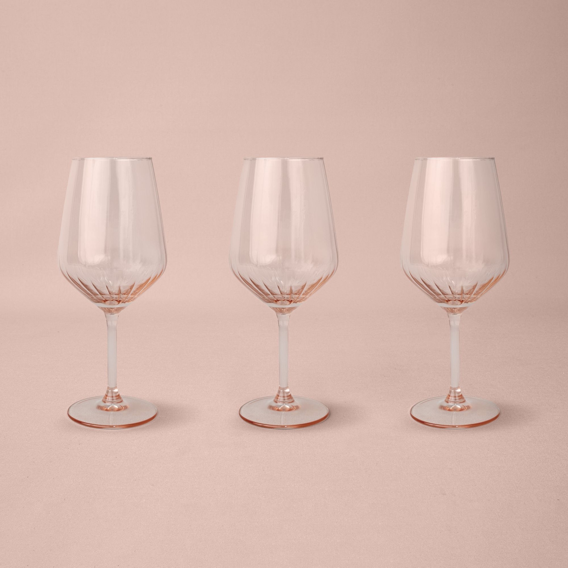 resm Linens Coral 3'lü 435 ml Kadeh Somon