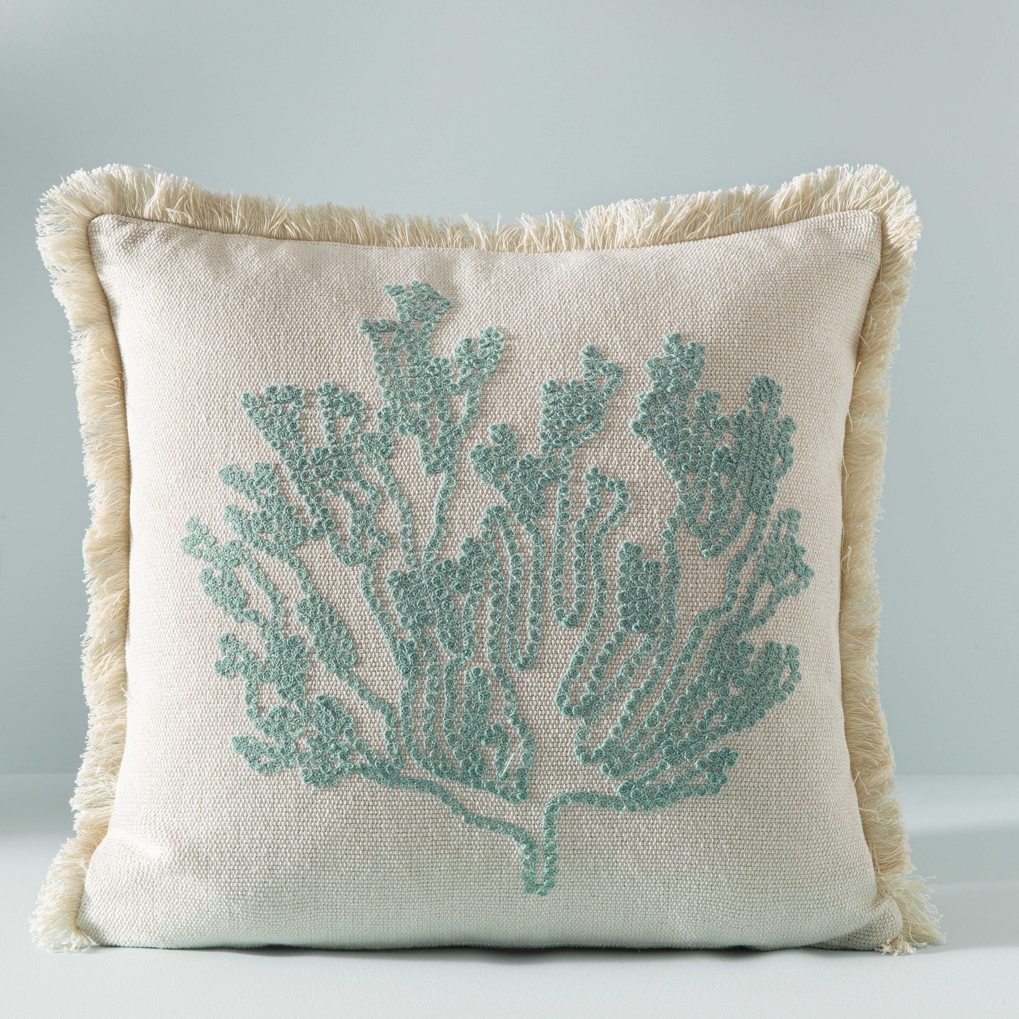 resm Taç Butik Baskılı Göcek Polyester Kırlent Yeşil