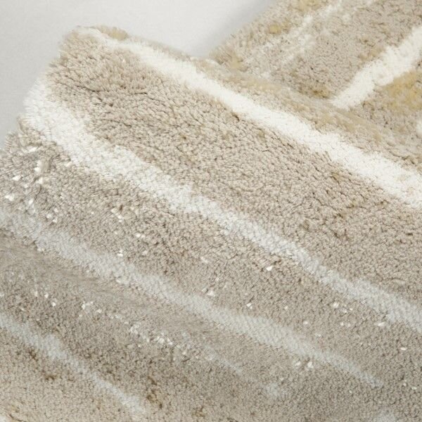 resm Linens Stria 60x100 cm Banyo Paspası Latte