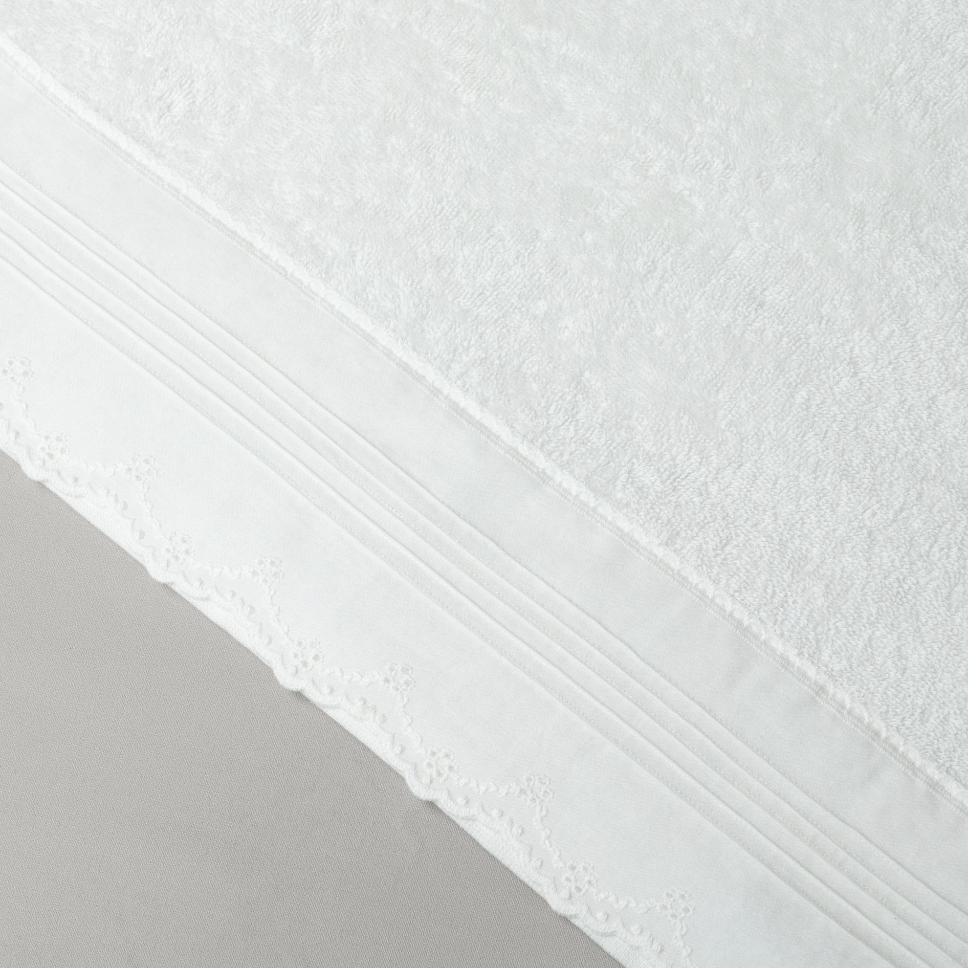 resm Linens İvory Pamuk Havlu 50X85 cm Beyaz