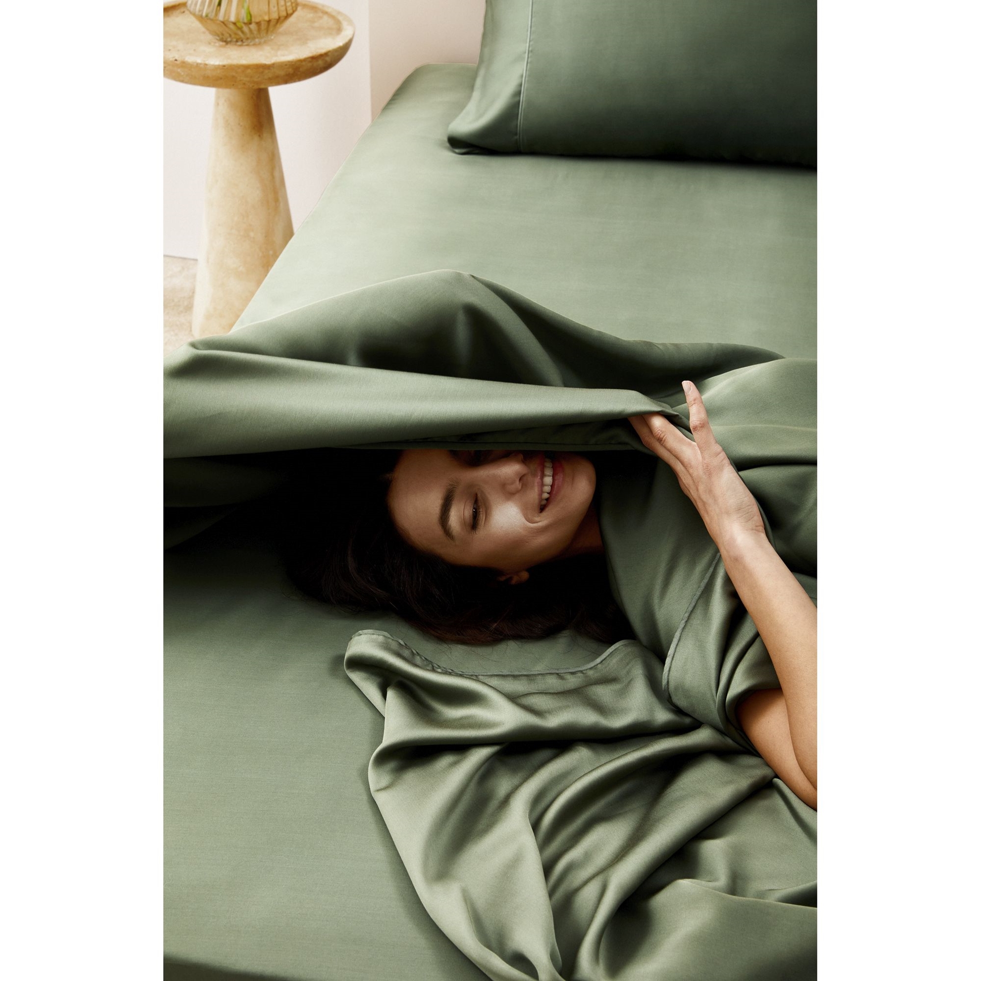 resm Linens X TENCEL™ Lyocell King Çarşaf Yeşil