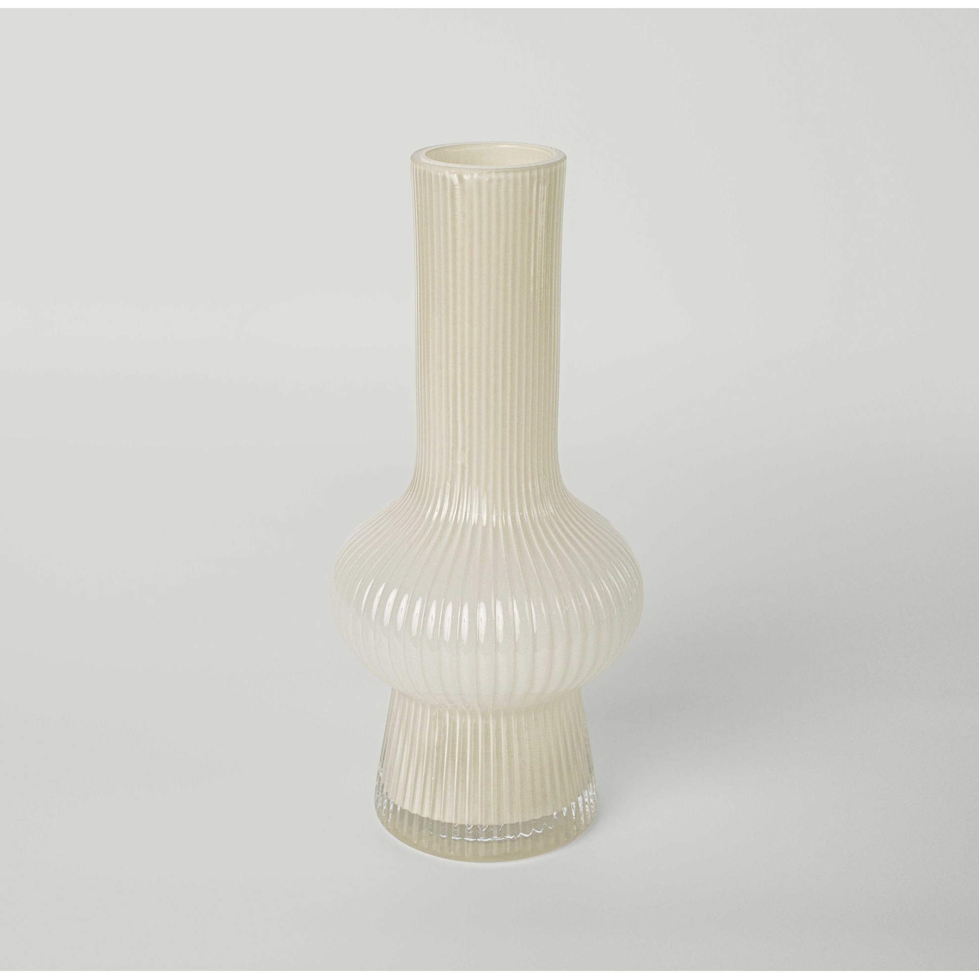 resm Linens Linzi Vazo 11,5x11,5x26 cm Ekru