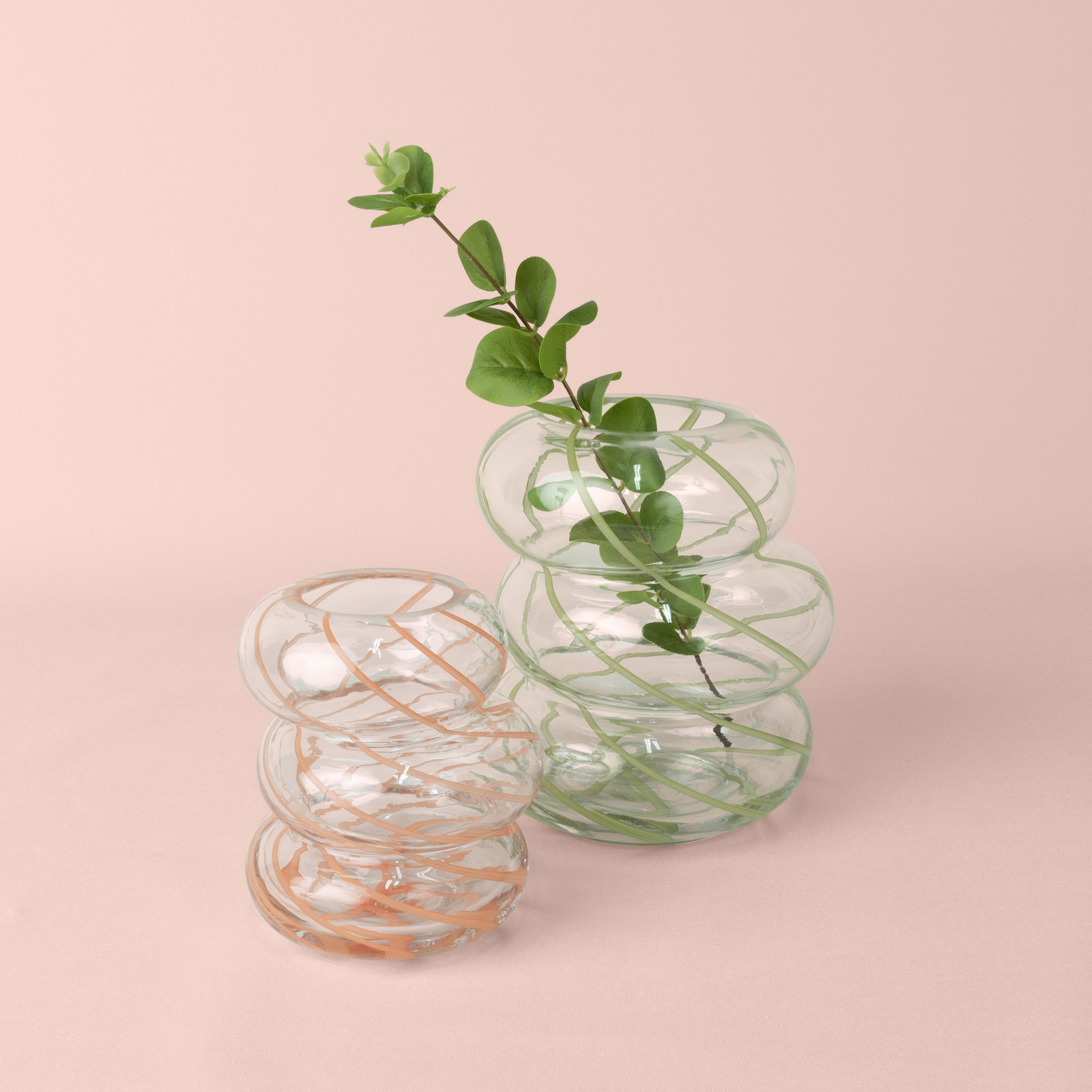 resm Linens Bale Vazo 17x17x20 cm Yeşil