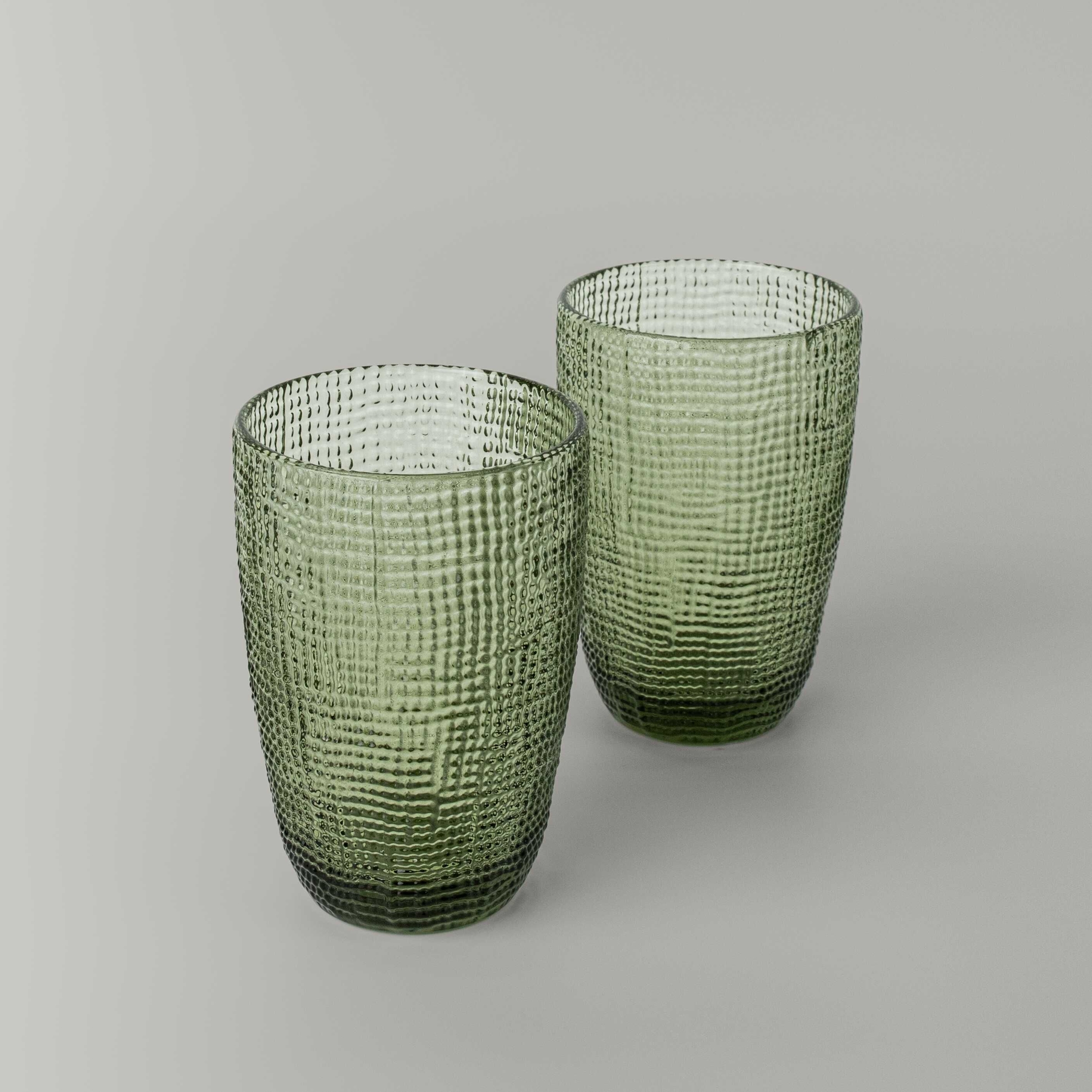 resm Linens Carrie 2'li Meşrubat Bardağı Yeşil