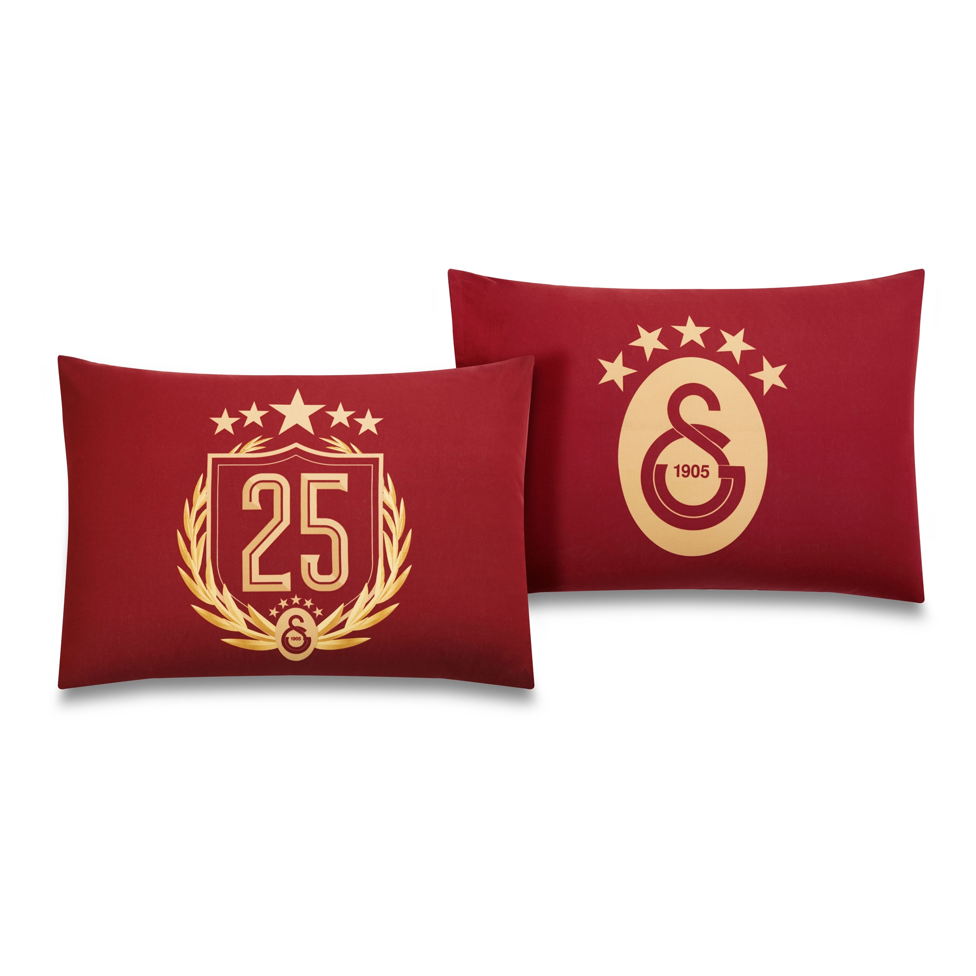 resm Taç Lisanslı Galatasaray 25.Şampiyonluk Tek Kişilik Nevresim Takımı