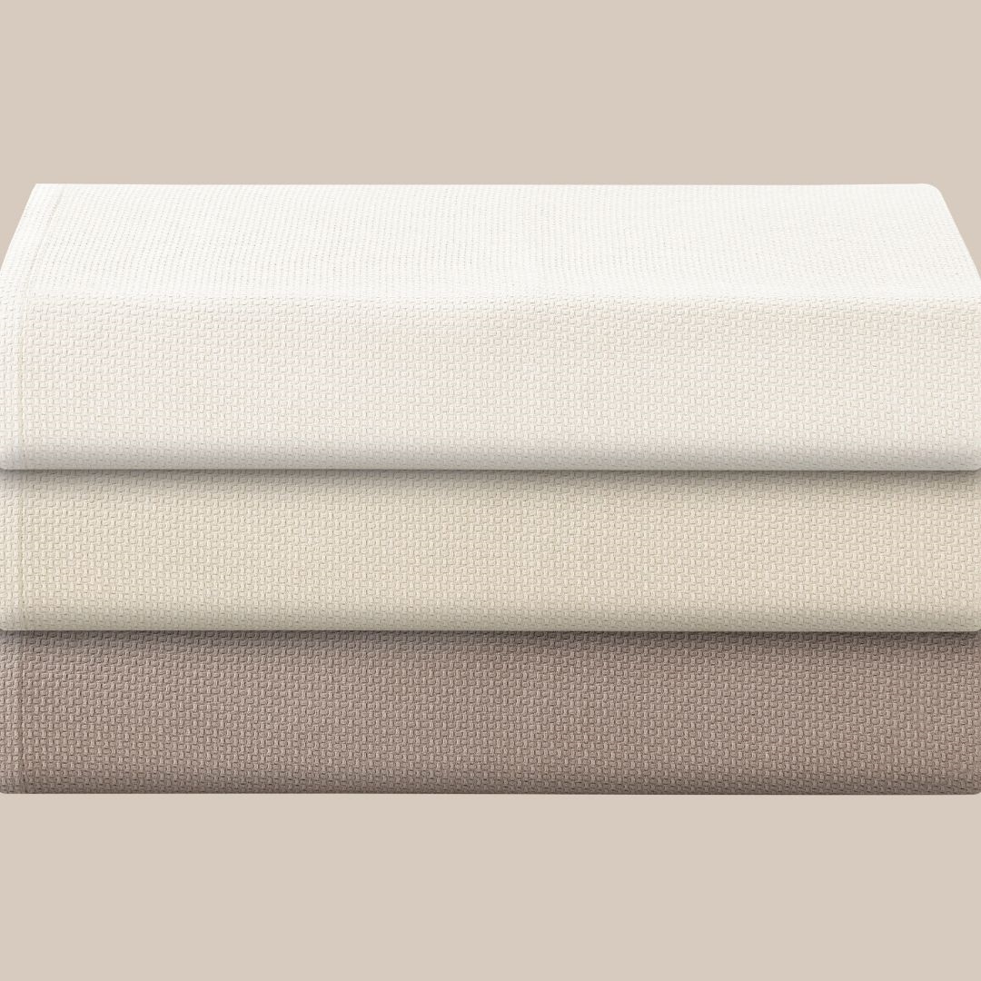 resm Linens Monty Pamuk Çift Kişilik Pike Kum