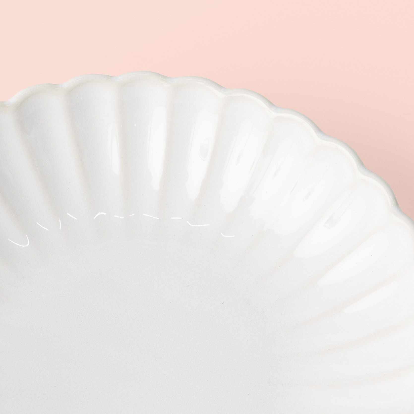 resm Linens Coral Çukur Tabak 18,5 cm Ekru