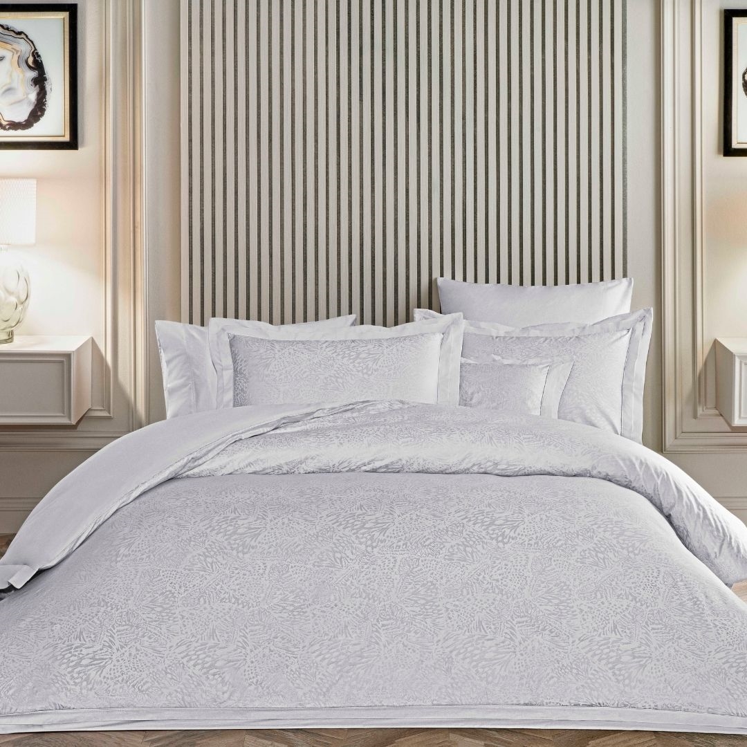 resm Valeron Amedeo Jakar King Nevresim Takımı Gri