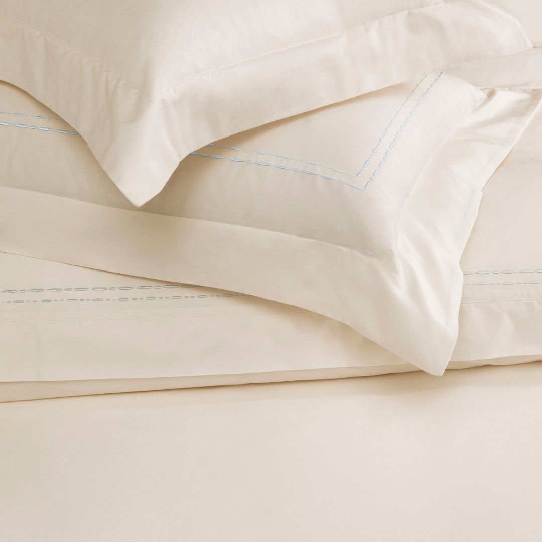 resm Valeron Amelia Saten Super King Nevresim Takımı Mavi