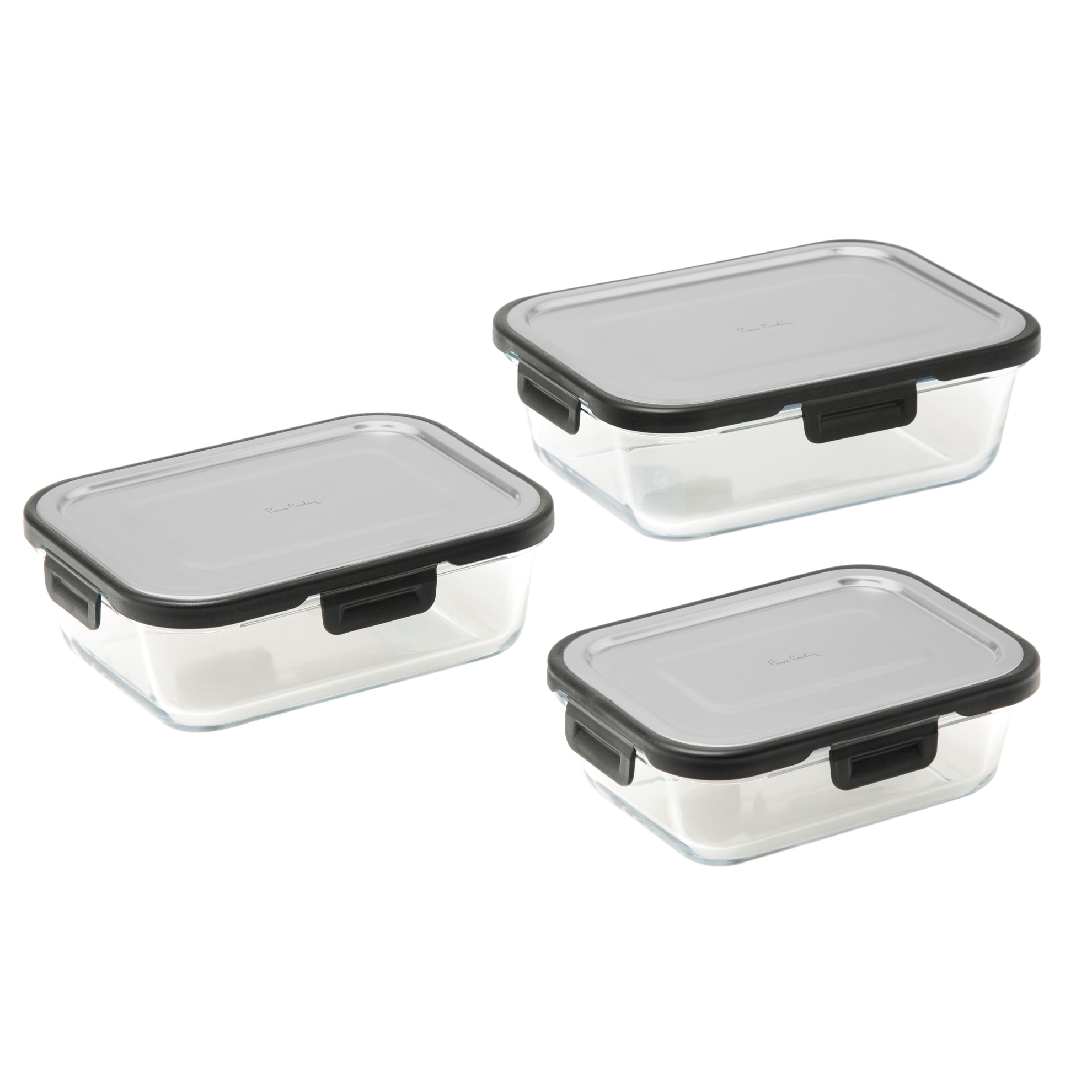 resm Pierre Cardin Zero Silver Cam 3'lü Saklama Kabı