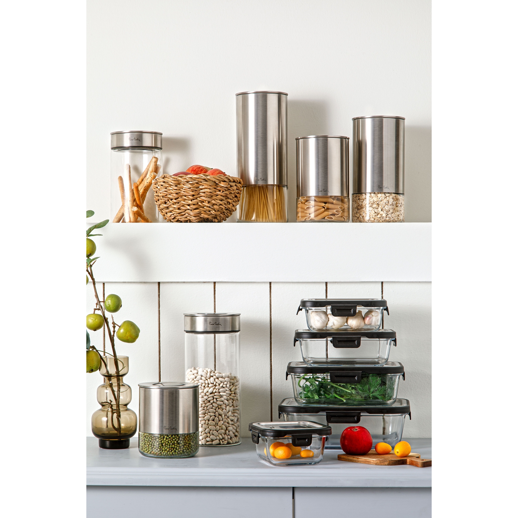 resm Pierre Cardin Zero Silver Cam 3'lü Saklama Kabı