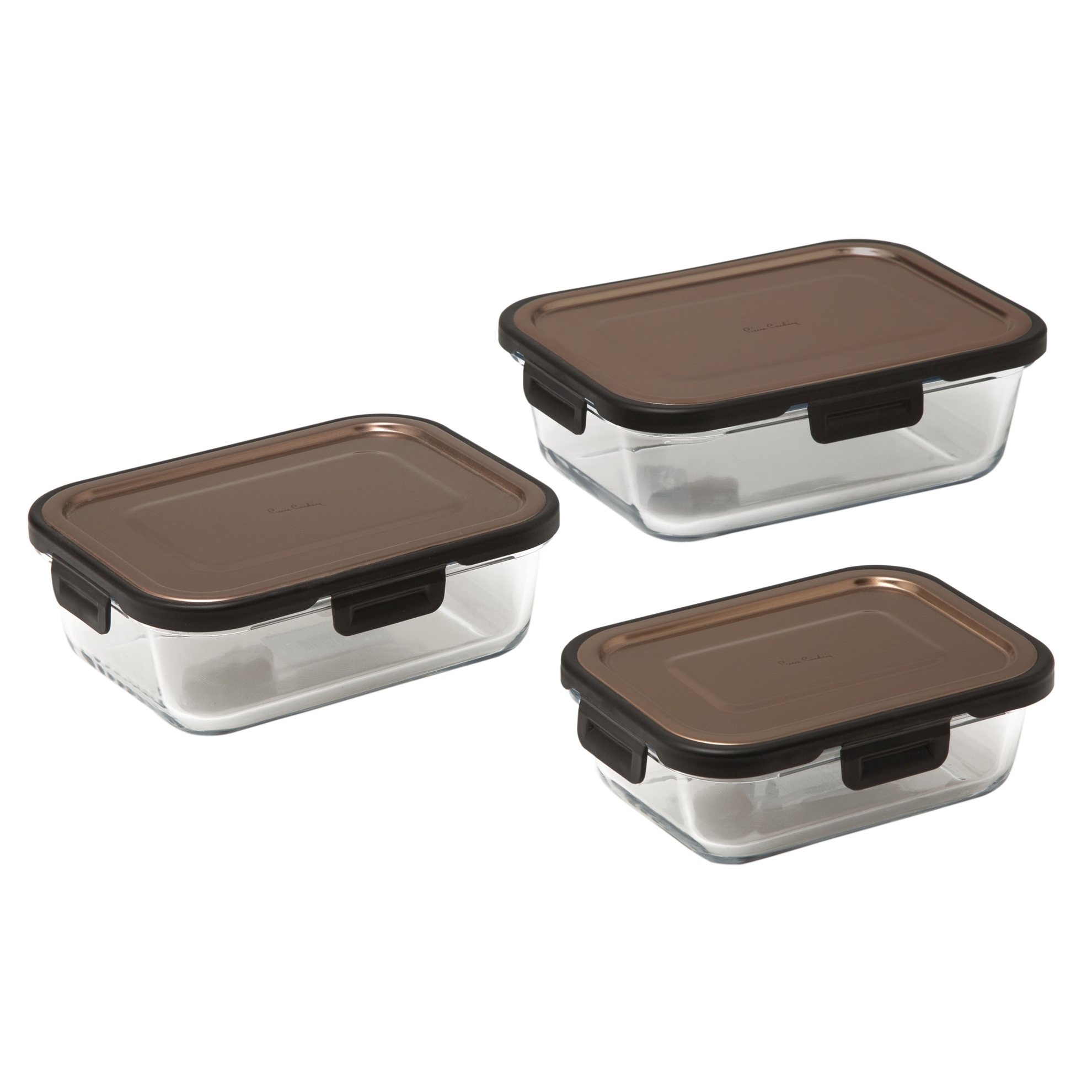 resm Pierre Cardin Zero Copper Cam 3'lü Saklama Kabı