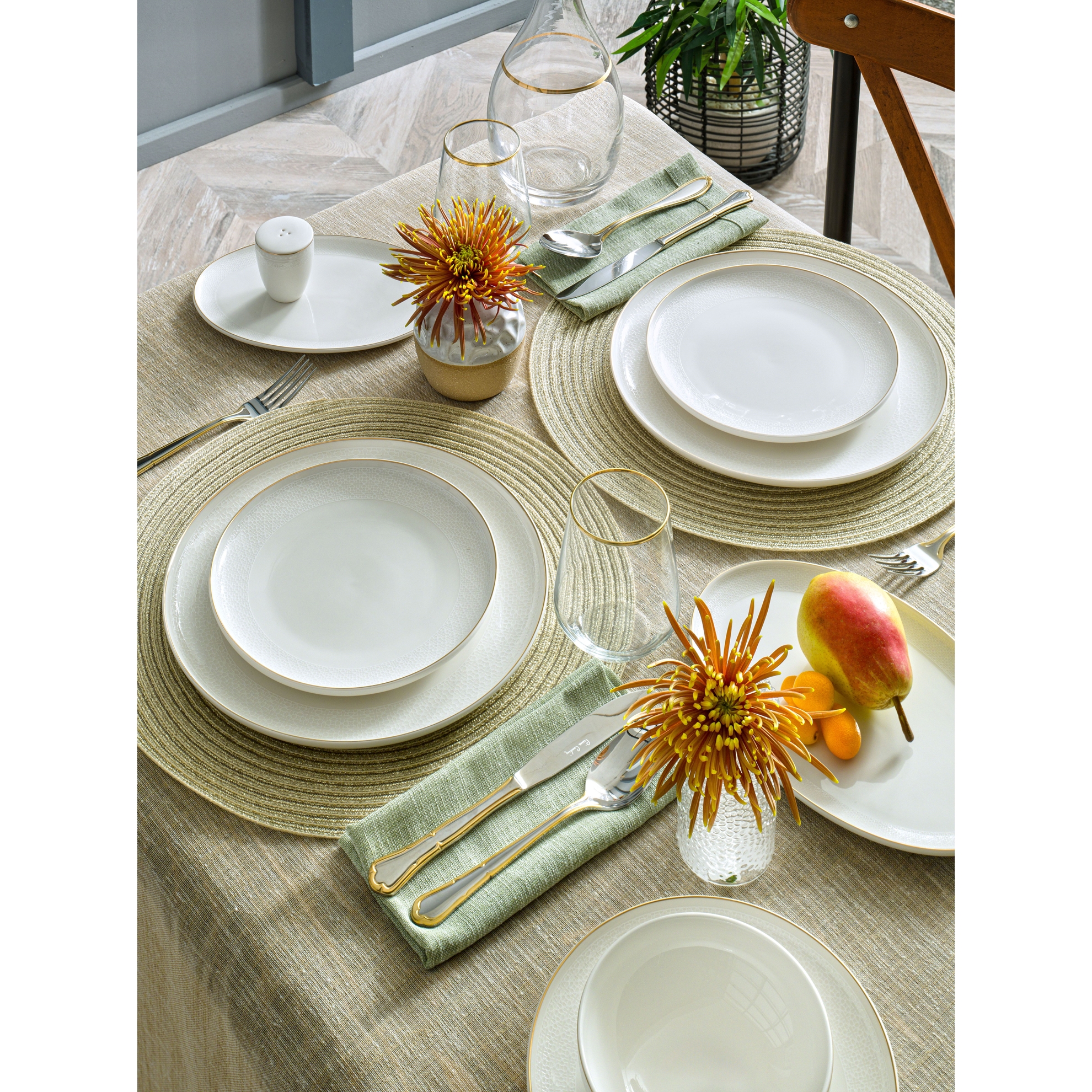 resm Pierre Cardin Claudia 60 Parça Yemek Takımı