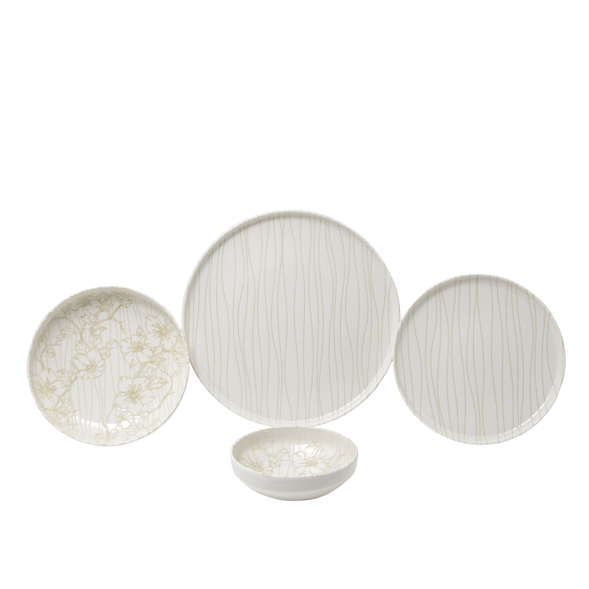 resm Pierre Cardin Mila Porselen 24 Parça Yemek Takımı