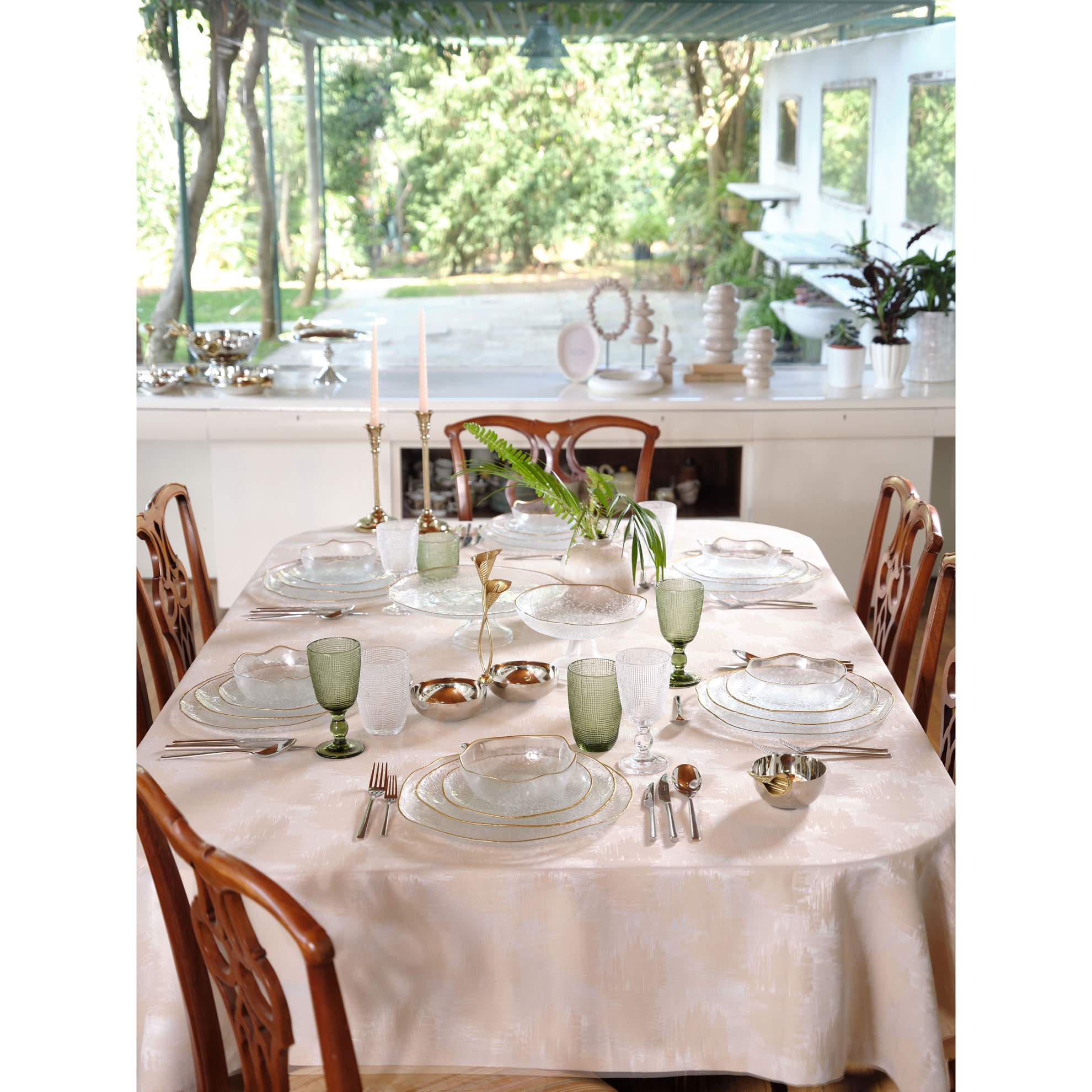 resm Linens Carrie 2'li Kadeh Şeffaf