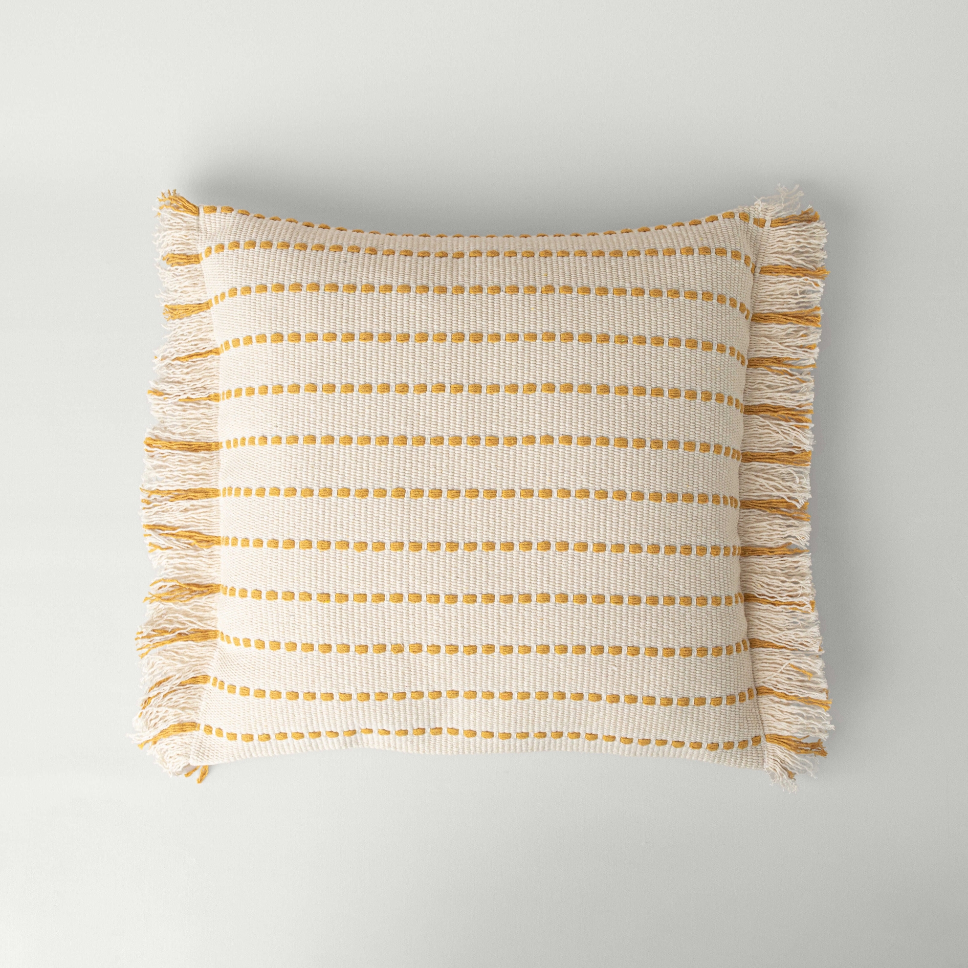 resm Linens Gunny 45x45 cm Kırlent Kılıfı Hardal