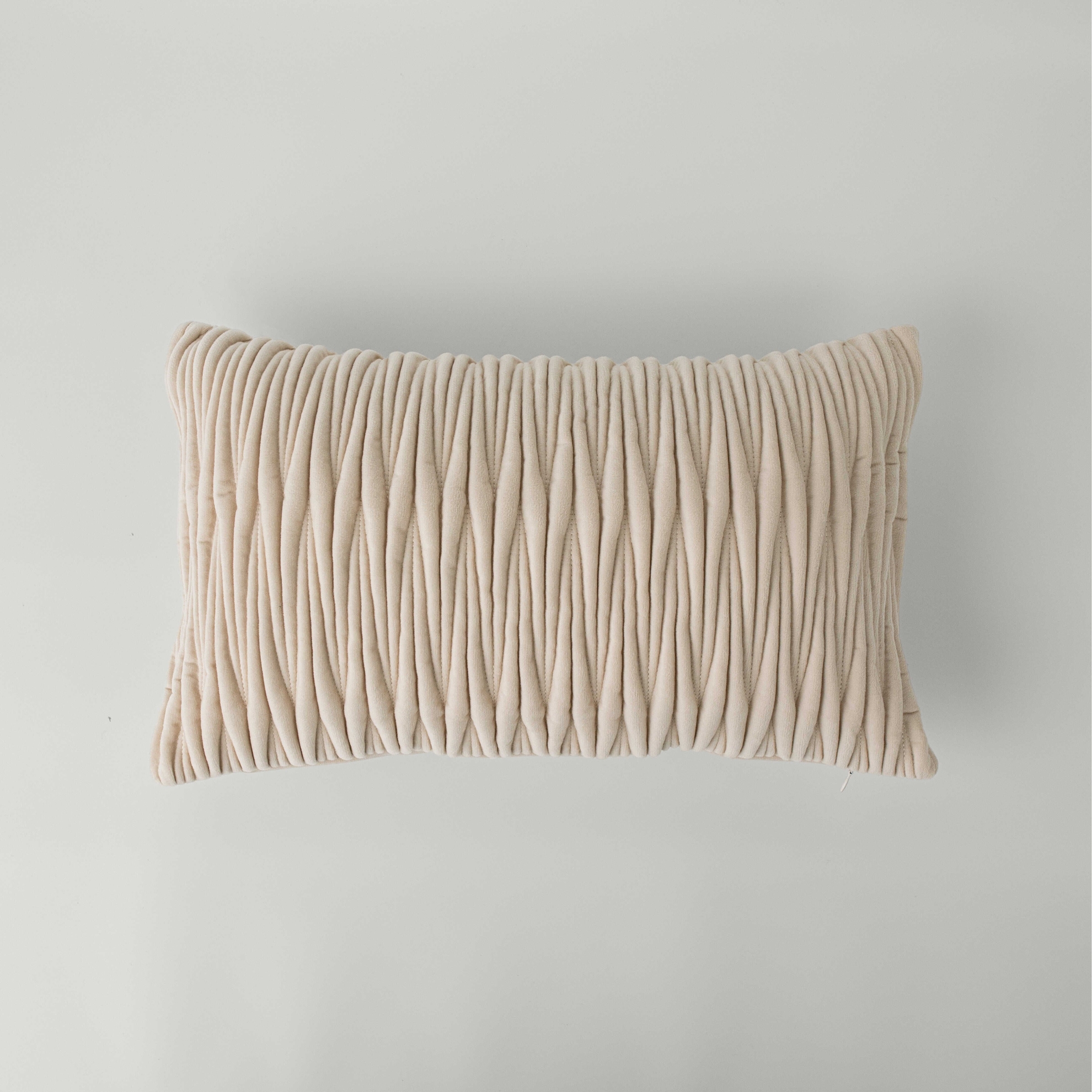 resm Linens Fiddle 45x45 cm Kırlent Kılıfı Bej