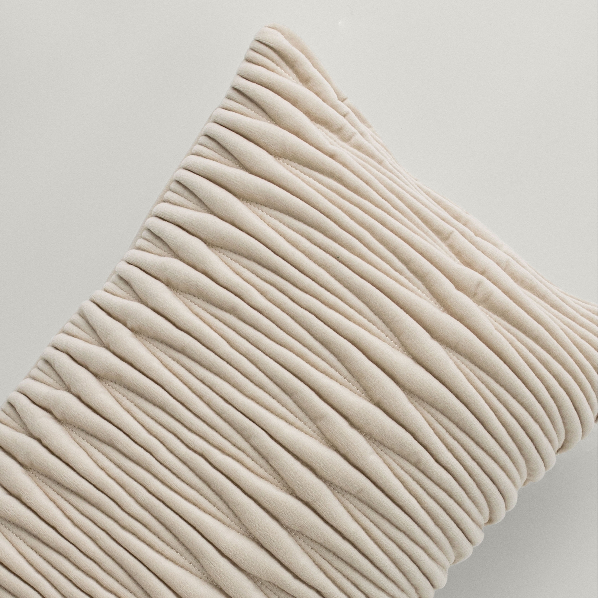 resm Linens Fiddle 45x45 cm Kırlent Kılıfı Bej