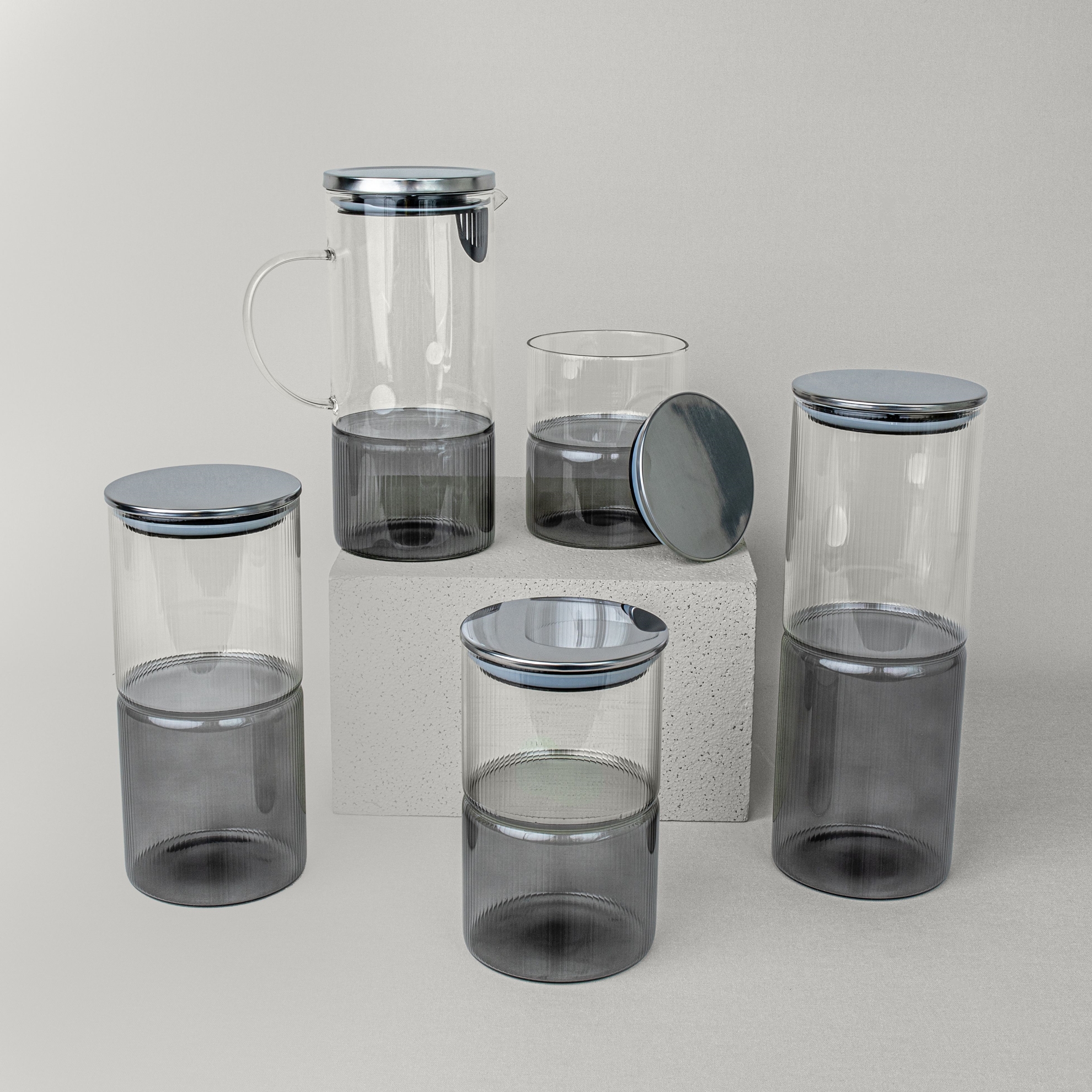 resm Linens Dichroic Cam 1400 ml Sürahi