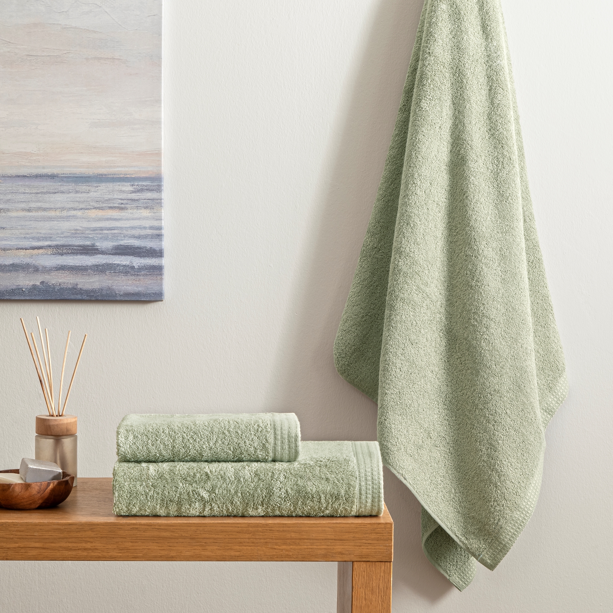 resm Linens Cozy Bambu 30x45 cm El Havlusu Adacayı