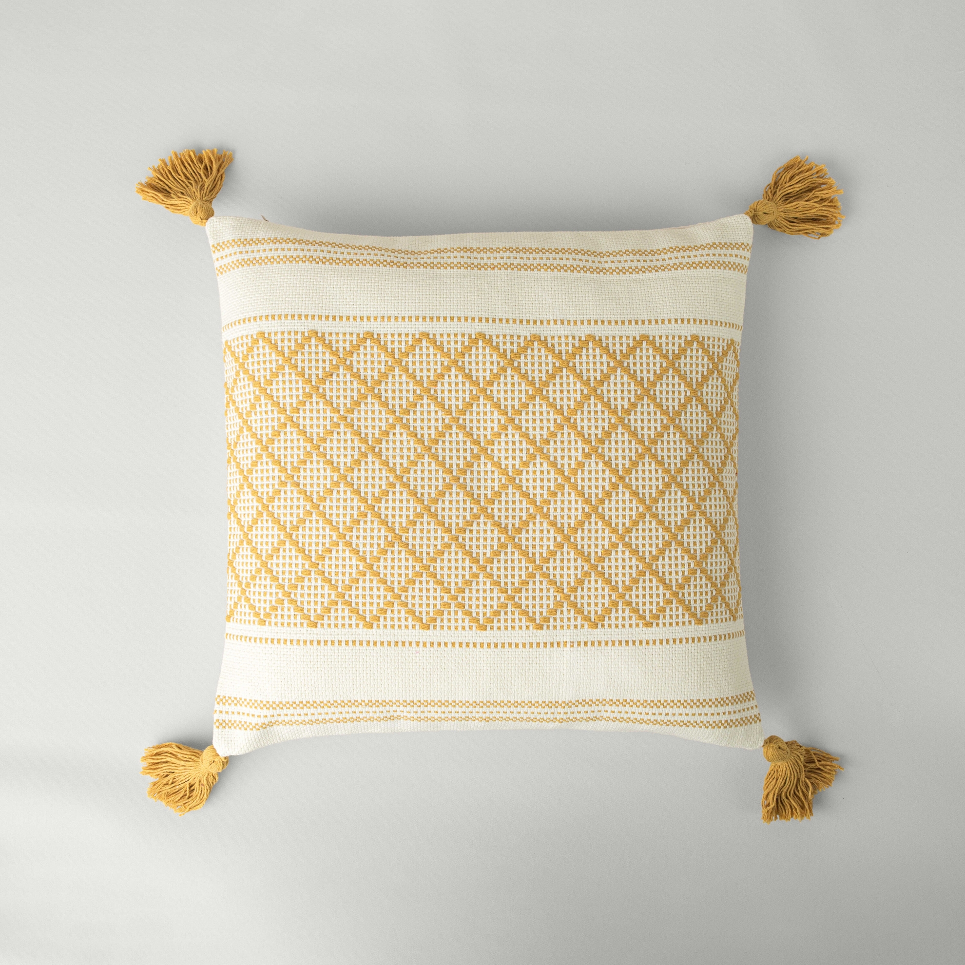 resm Linens Keinza 45x45 cm Kırlent Kılıfı Hardal