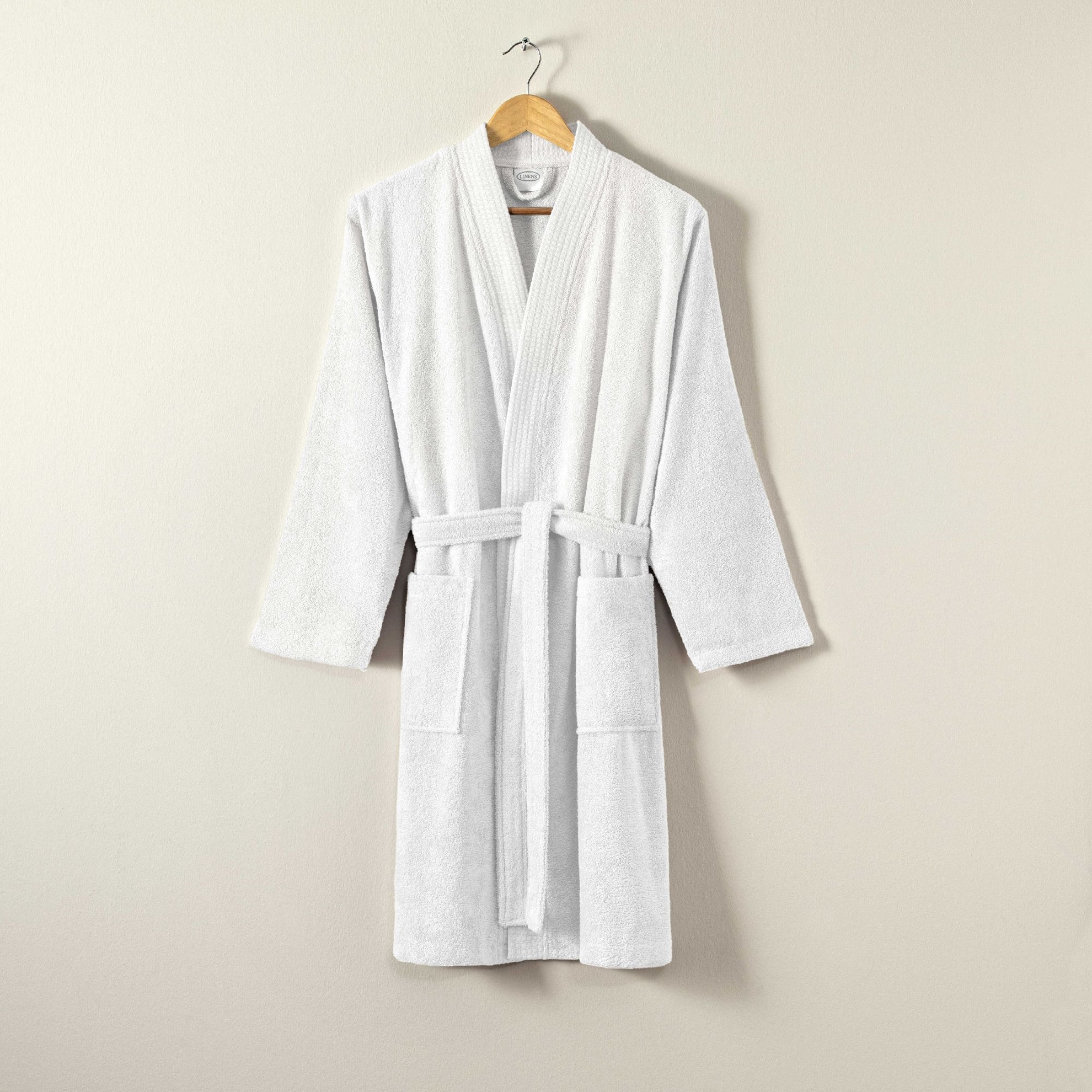 resm Linens Cozy Bambu L/XL Bornoz Beyaz