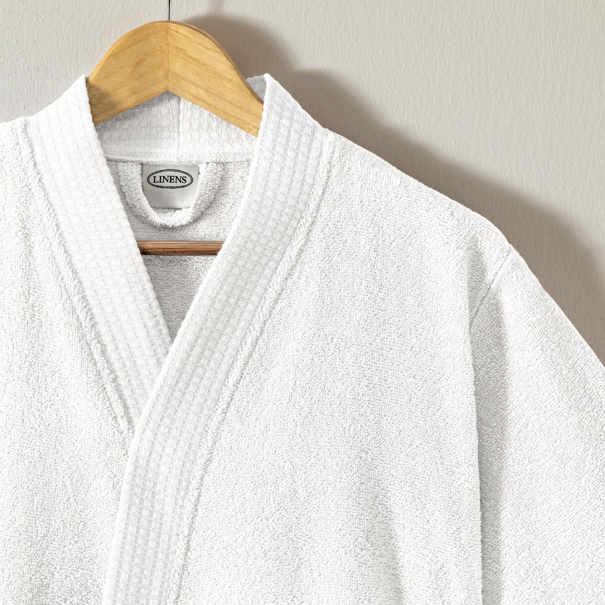 resm Linens Cozy Bambu L/XL Bornoz Beyaz