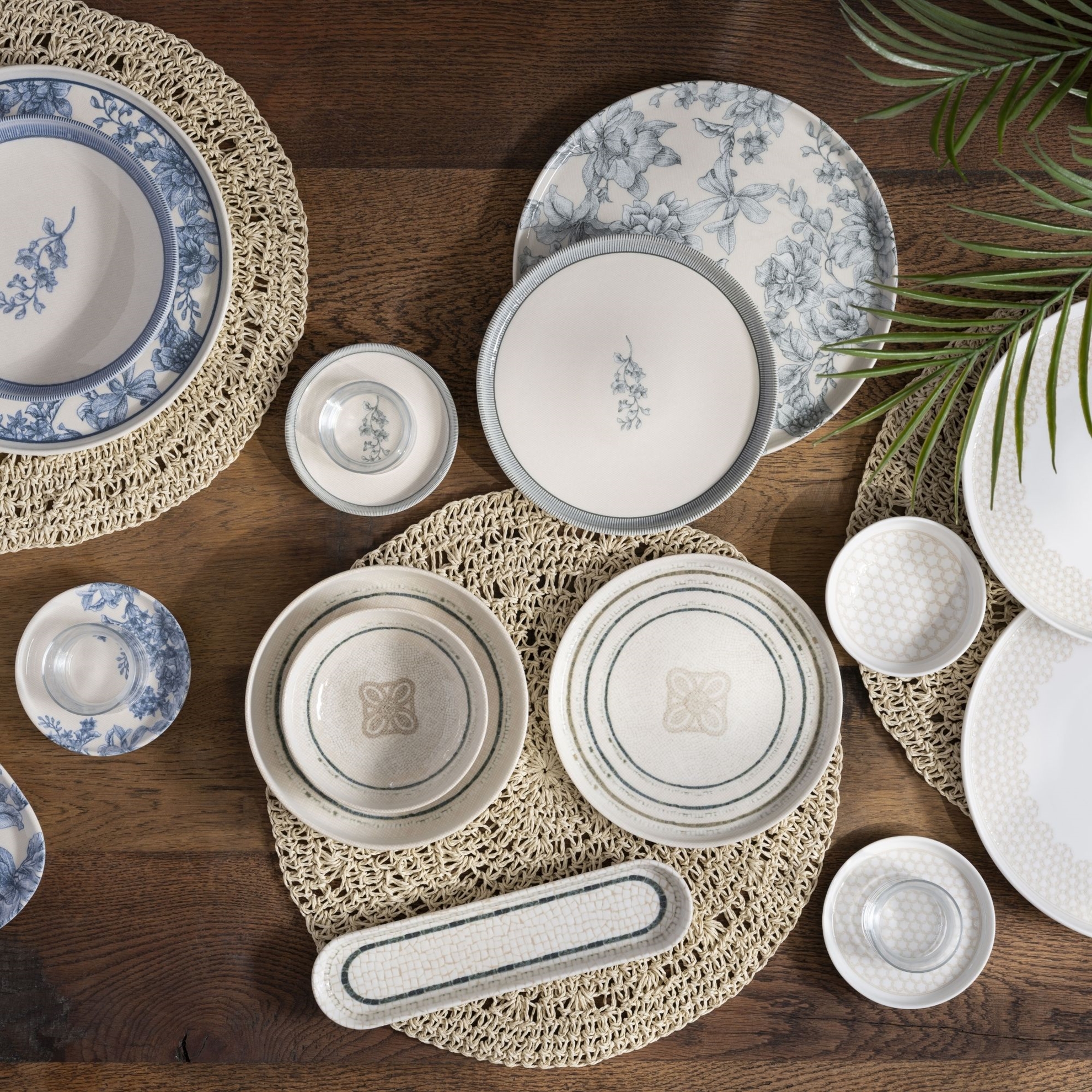 resm Pierre Cardin Isla Grey Porselen 24 Parça Yemek Takımı