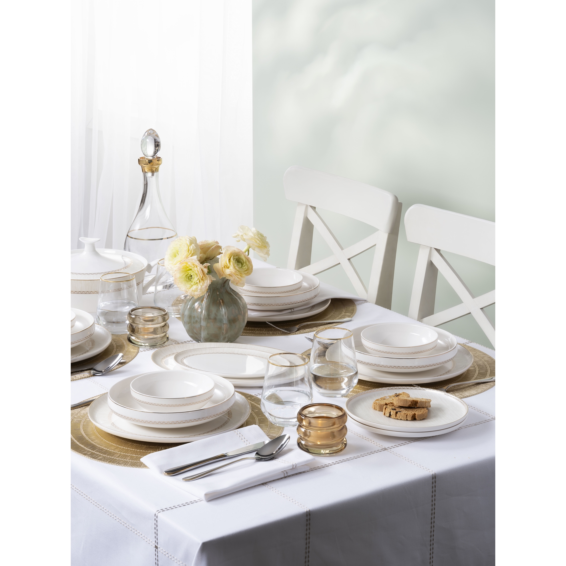 resm Pierre Cardin Garcia 60 Parça Yemek Takımı