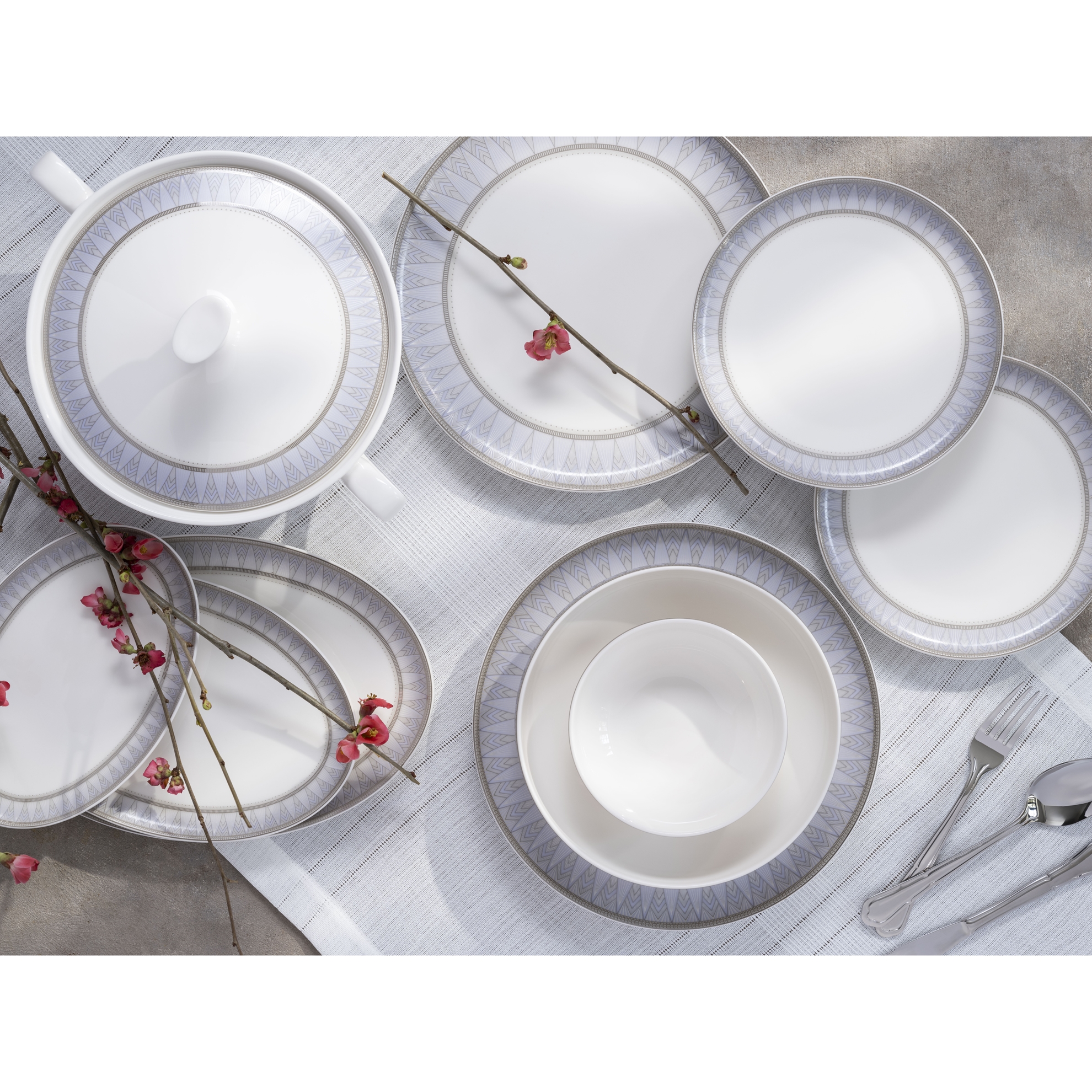 resm Pierre Cardin Rolia 60 Parça Yemek Takımı