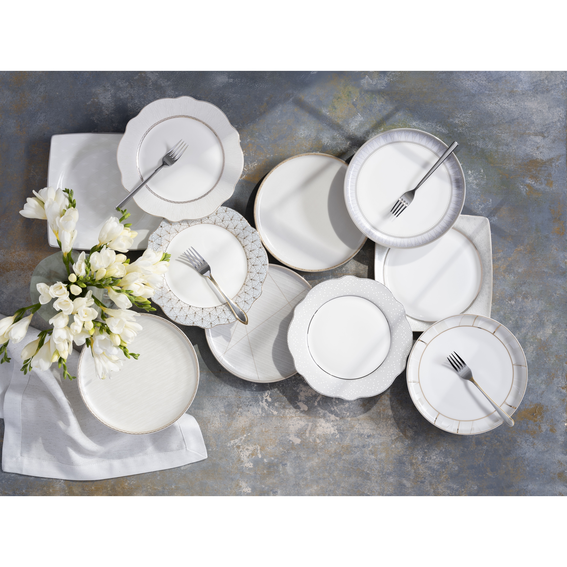 resm Pierre Cardin Rolia 60 Parça Yemek Takımı