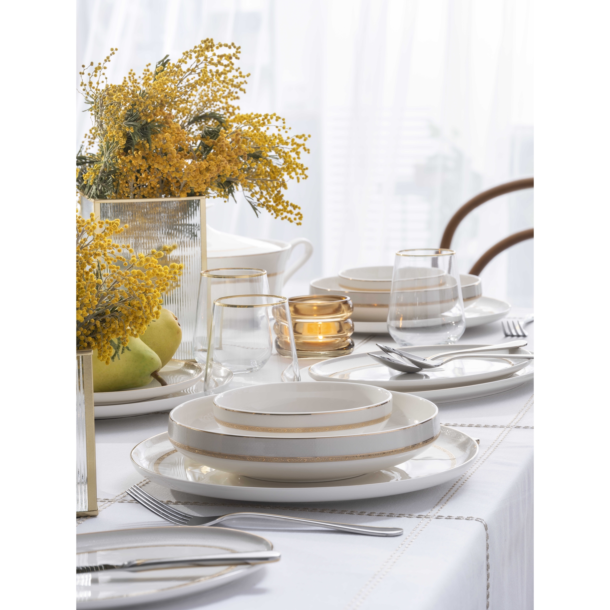 resm Pierre Cardin Martina 60 Parça Yemek Takımı