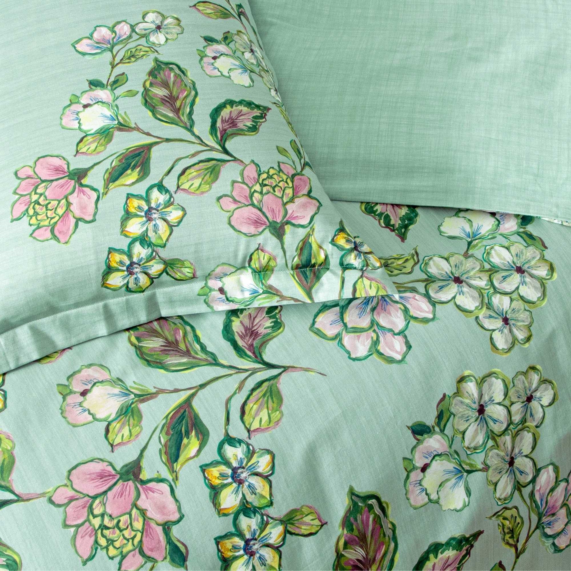 resm Linens Sc Branch Nevresim Takımı Çift Kişilik Yeşil