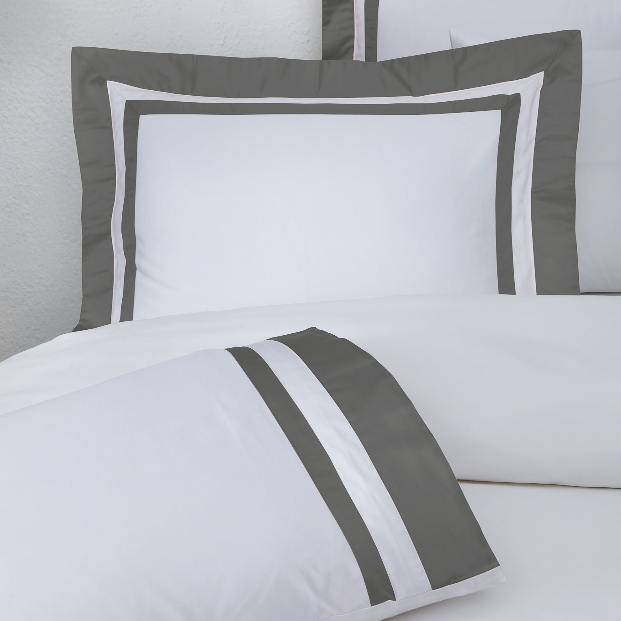 resm Valeron Nouveau Saten King Nevresim Takımı Antrasit