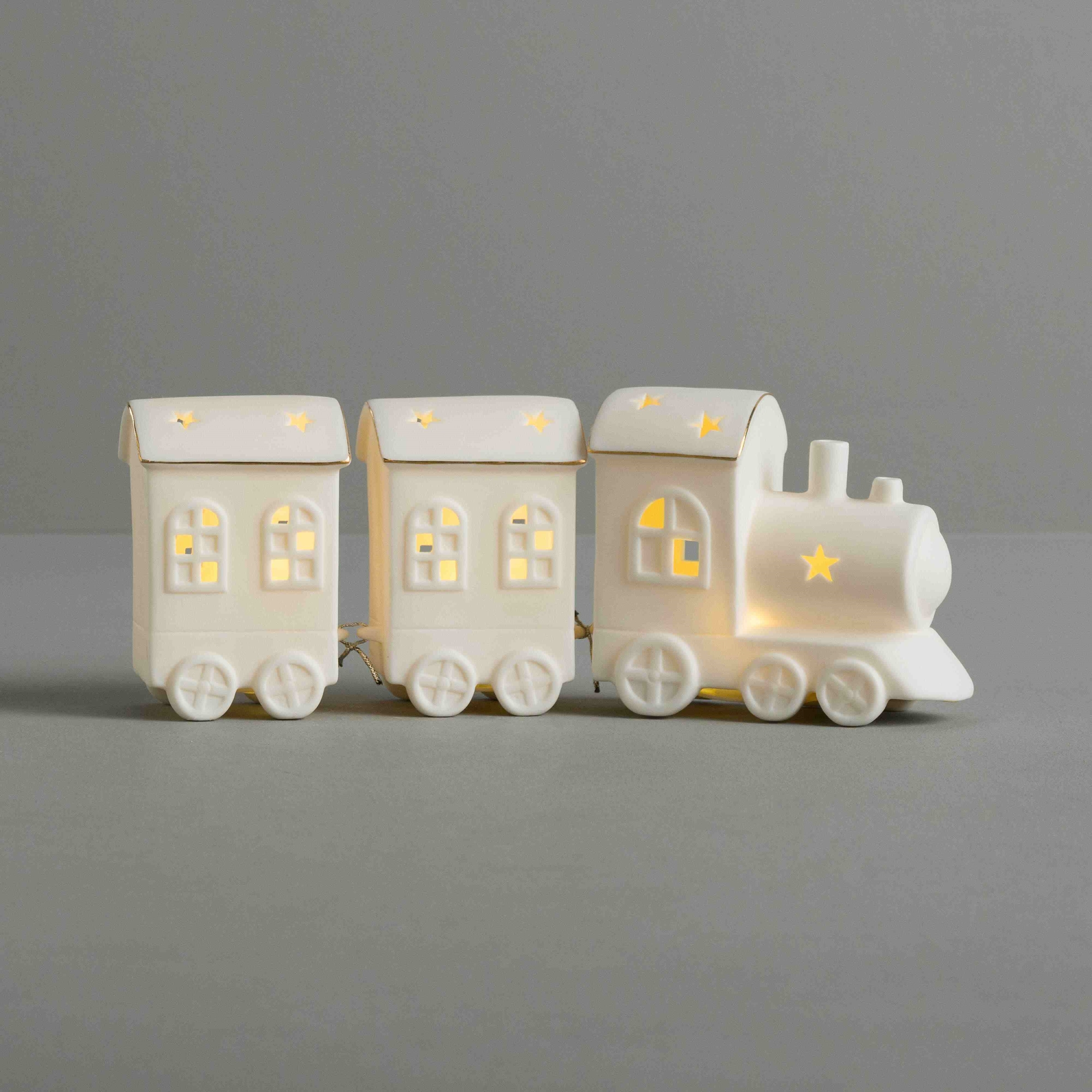 resm Linens Train 29x6,6x10,5 cm Led Dekor