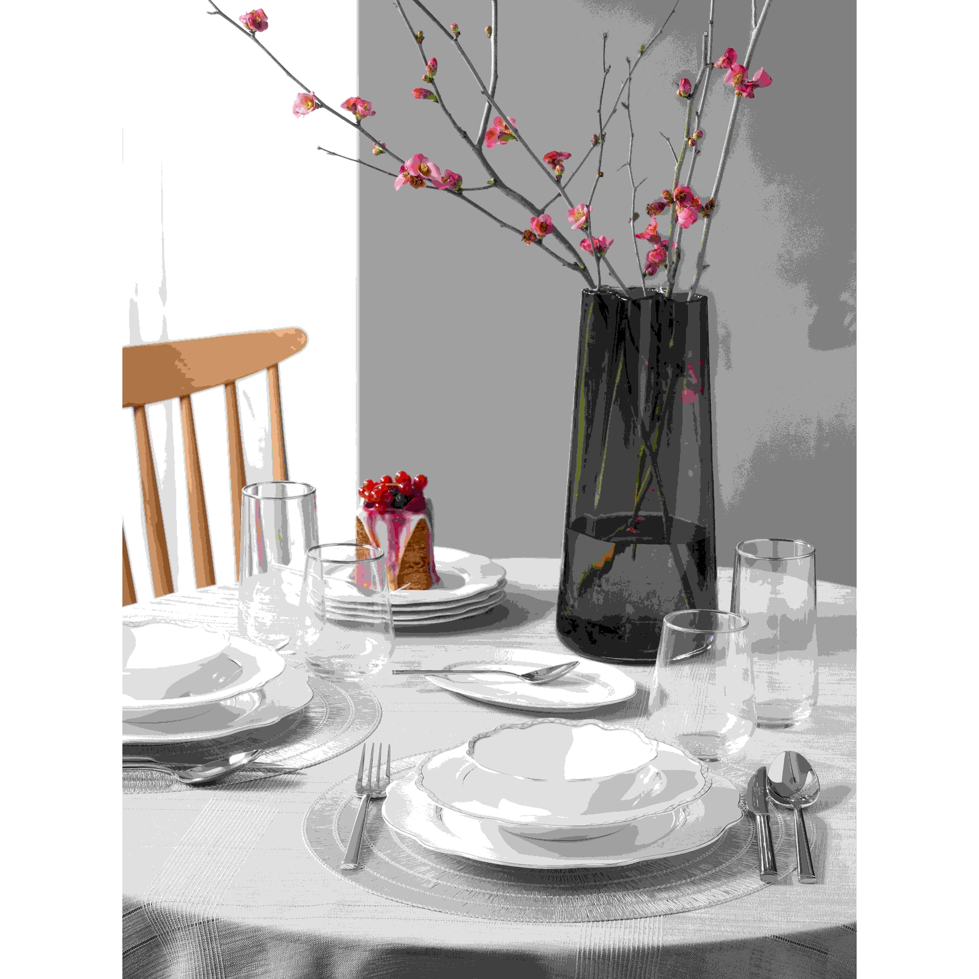 resm Pierre Cardin Lindia 60 Parça Yemek Takımı