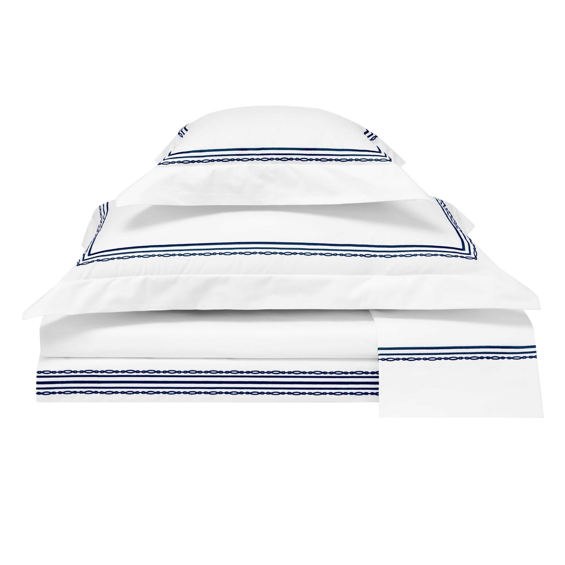 resm Valeron Atlas Percale Süper King Nevresim Takımı Lacivert