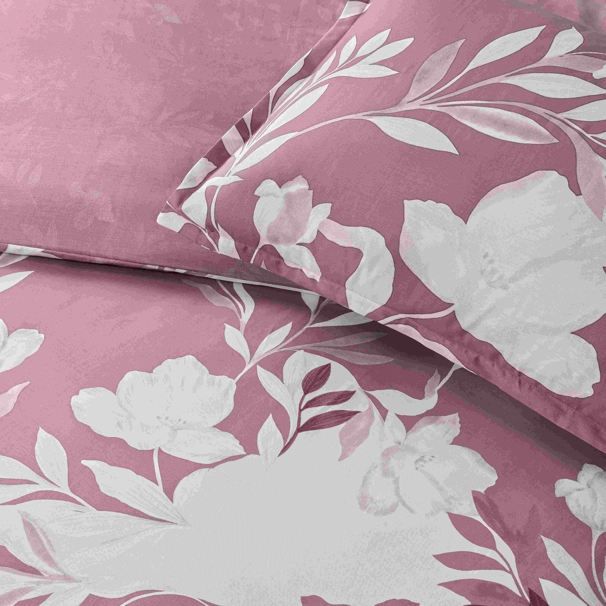 resm Linens Allday Pale Pamuk Saten Çift Kişilik Nevresim Takımı Pembe