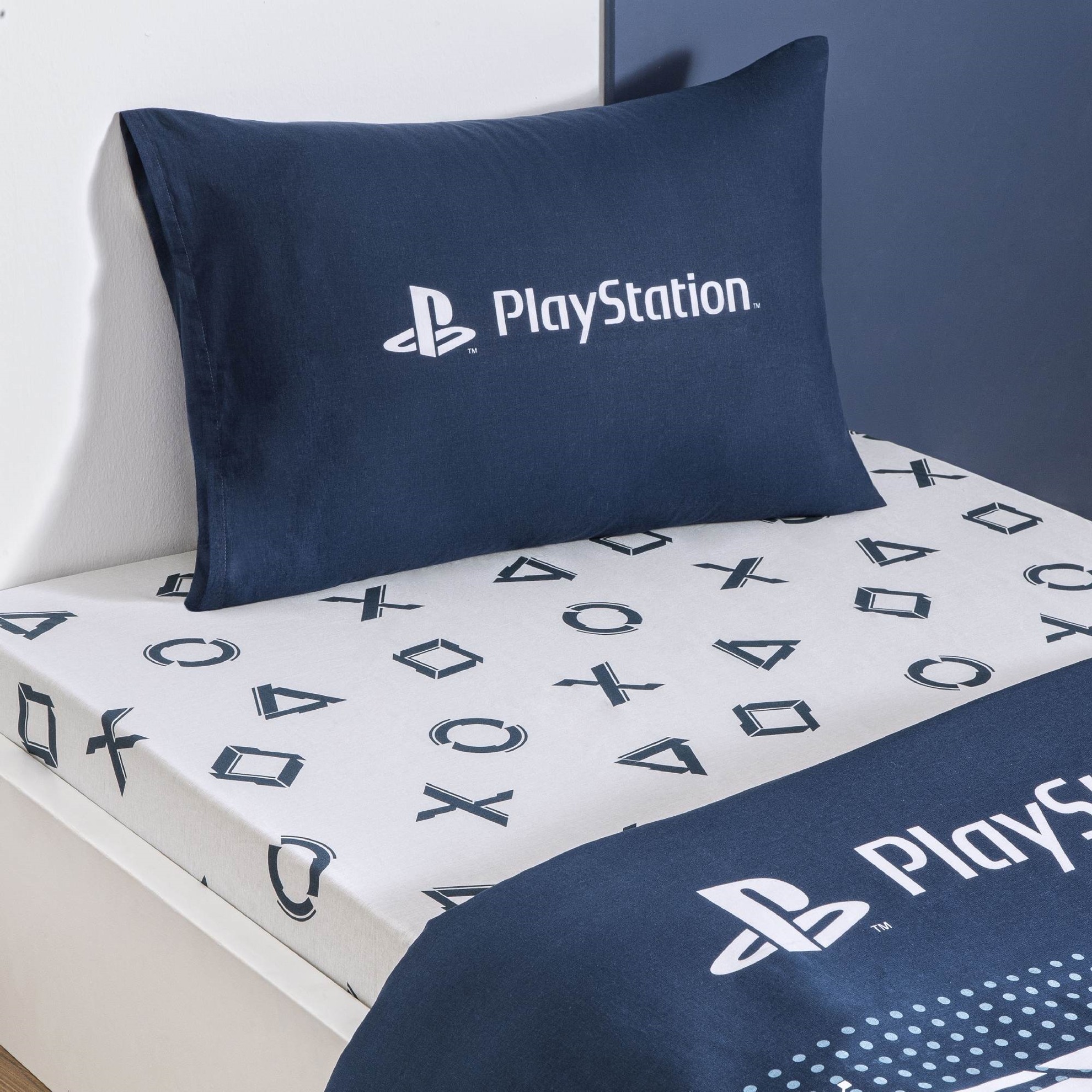 resm Taç Lisanslı Playstation Game on Tek Kişilik Pamuk Nevresim Takımı 100